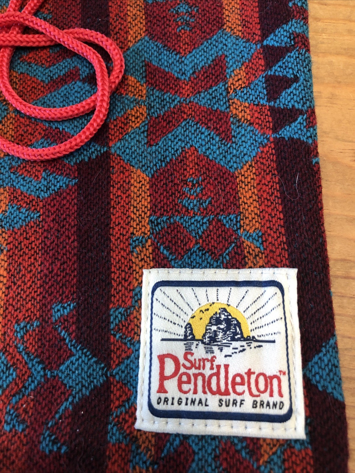 Surf Pendleton String Pouch