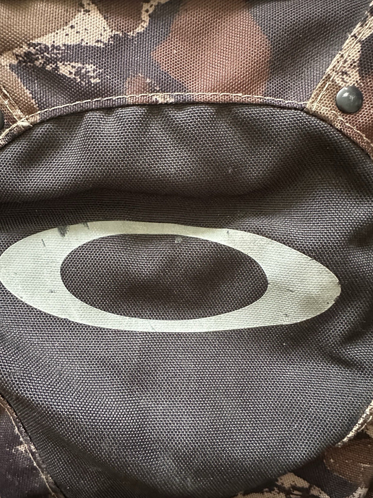 VTG Y2K Oakley Planet Pack Brown Camo Tactical Field Gear Backpack GORPCORE