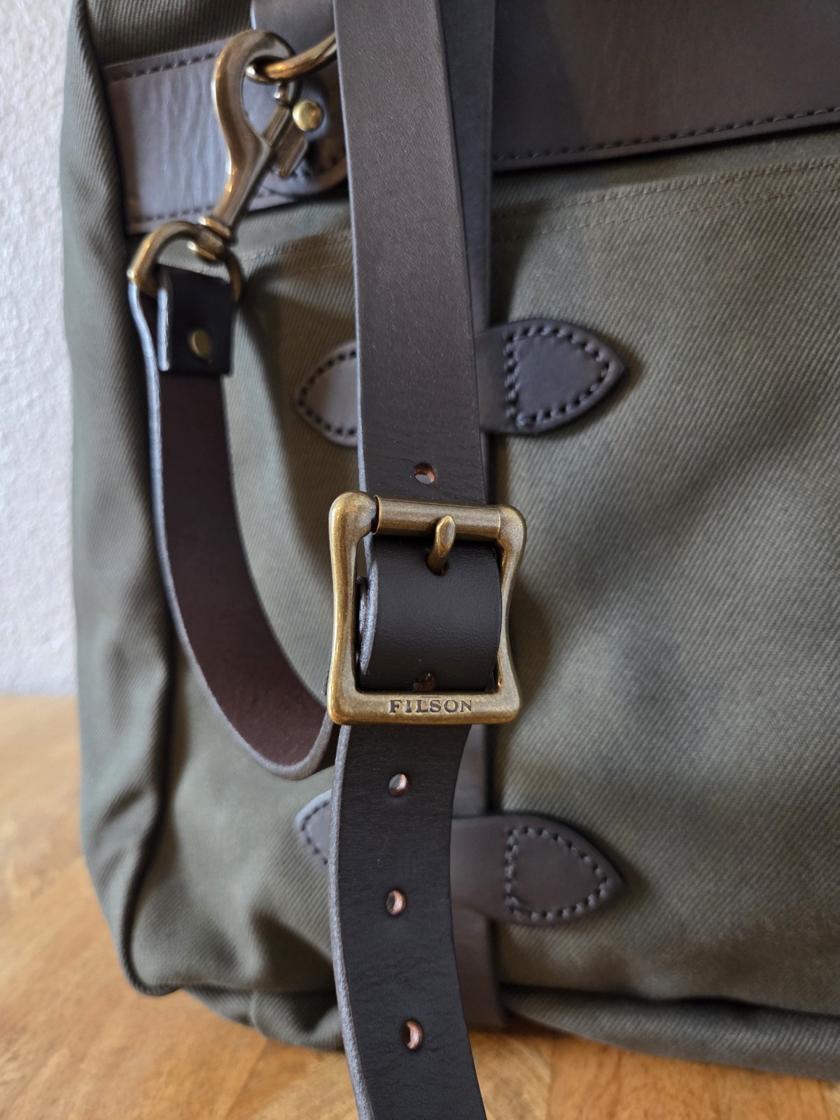 Filson Small Rugged Twill Pullman Suitcase | NWT | Otter Green | Made in USA