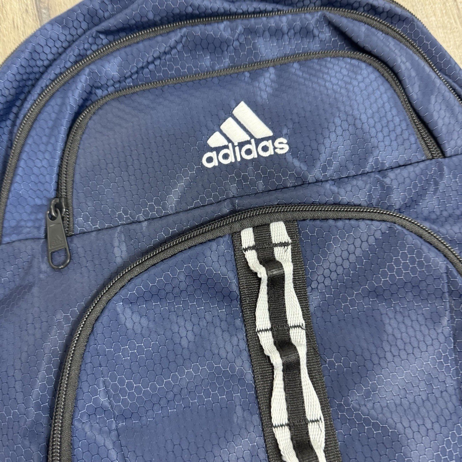 Adidas Prime Backpack Dark Blue Black Unisex School Laptop Padded Travel