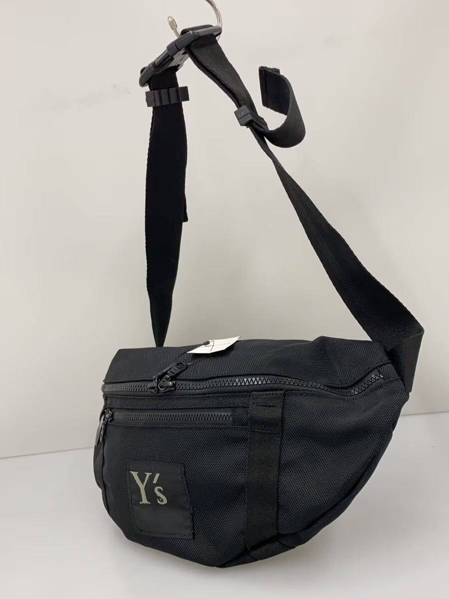 Y’s × NEW ERA Shoulder Bag, Polyester, Black, Plain, YY-I02-991