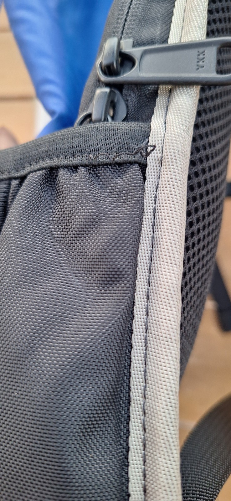 Timbuk2 Alcatraz Made in San Francisco USA Custom Backpack EUC Stitch Flaw EUC