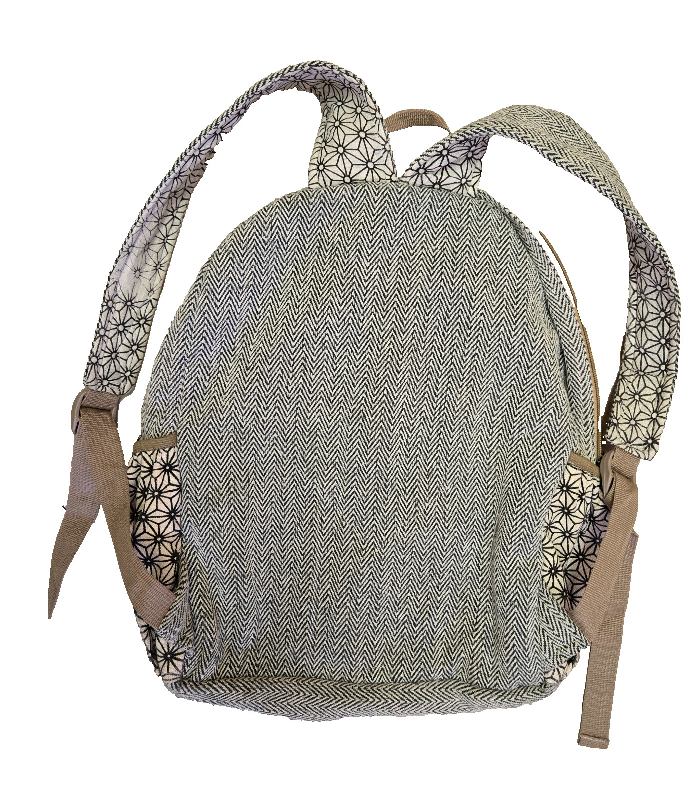 Himalayan Hemp THC Free Pure Handmade Multi Pocket Laptop Backpack Made In Nepal