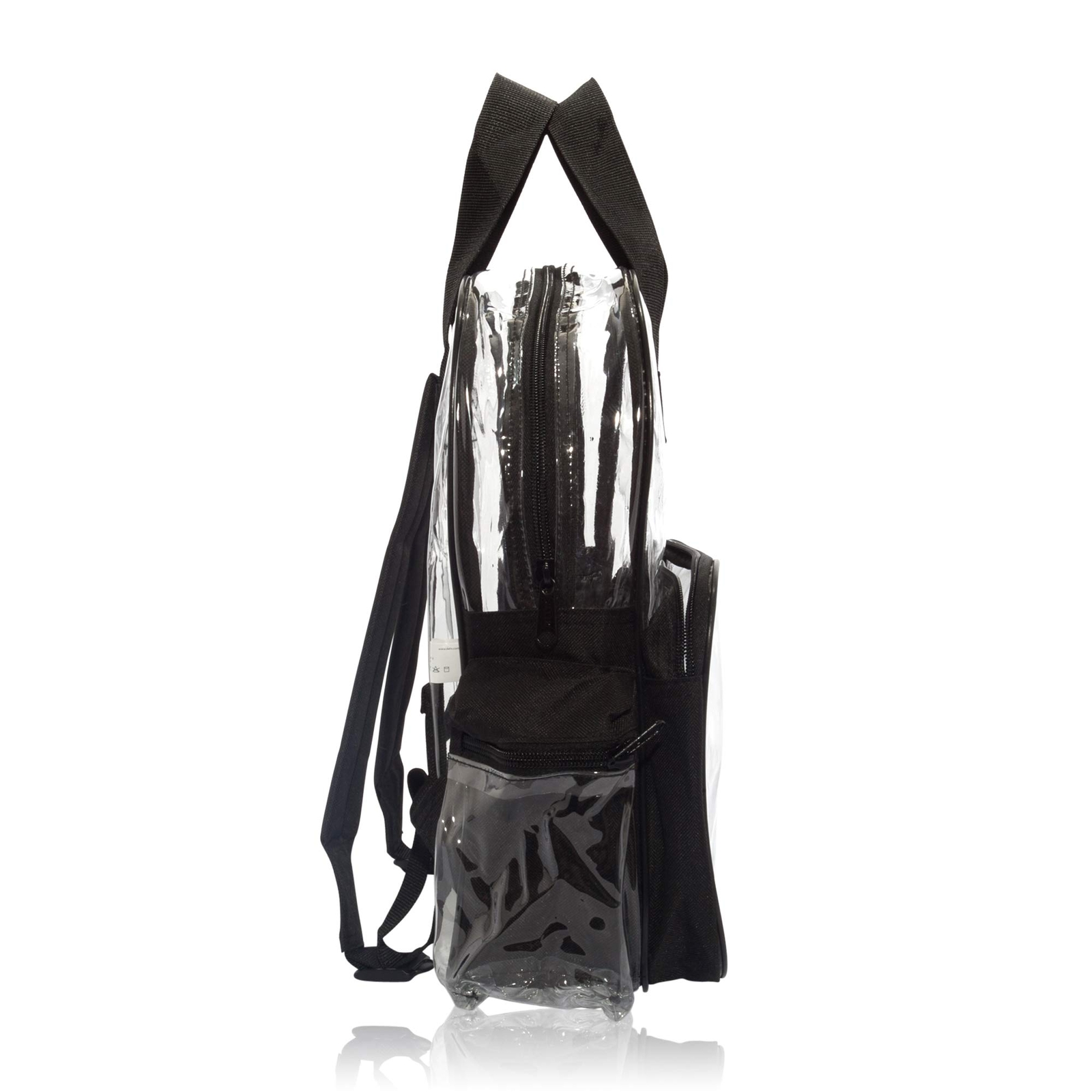 Clear Backpack Smooth Plastic Completely Transparent School Stadium Event