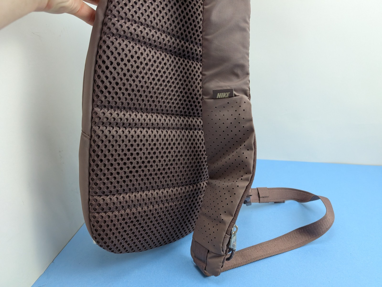 Nike Essentials Sling Bag (9796) Cross Body Messanger Bag Backpack Gray