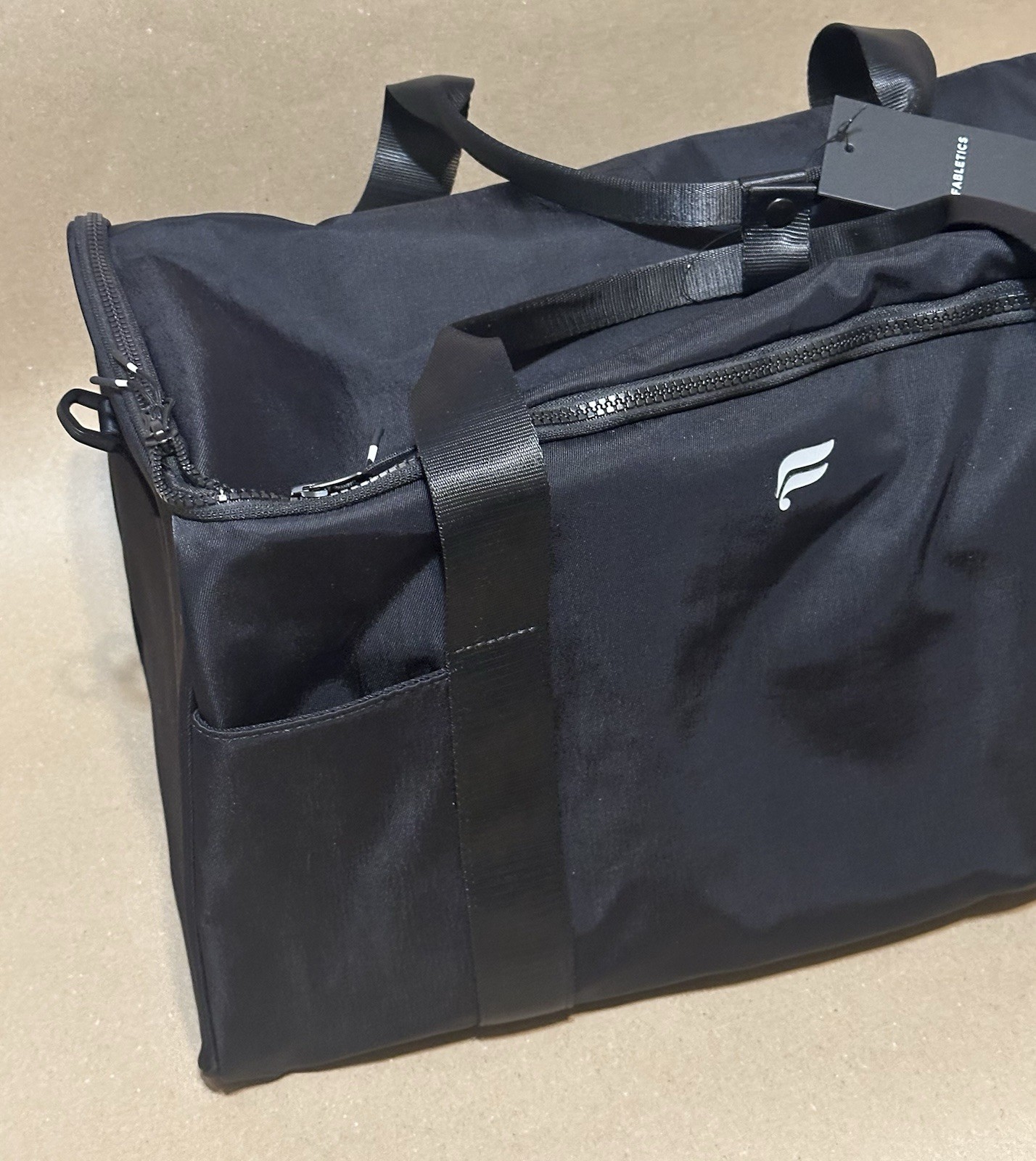 Fabletics The Convertible Travel Duffel Gym Travel Bag Black New