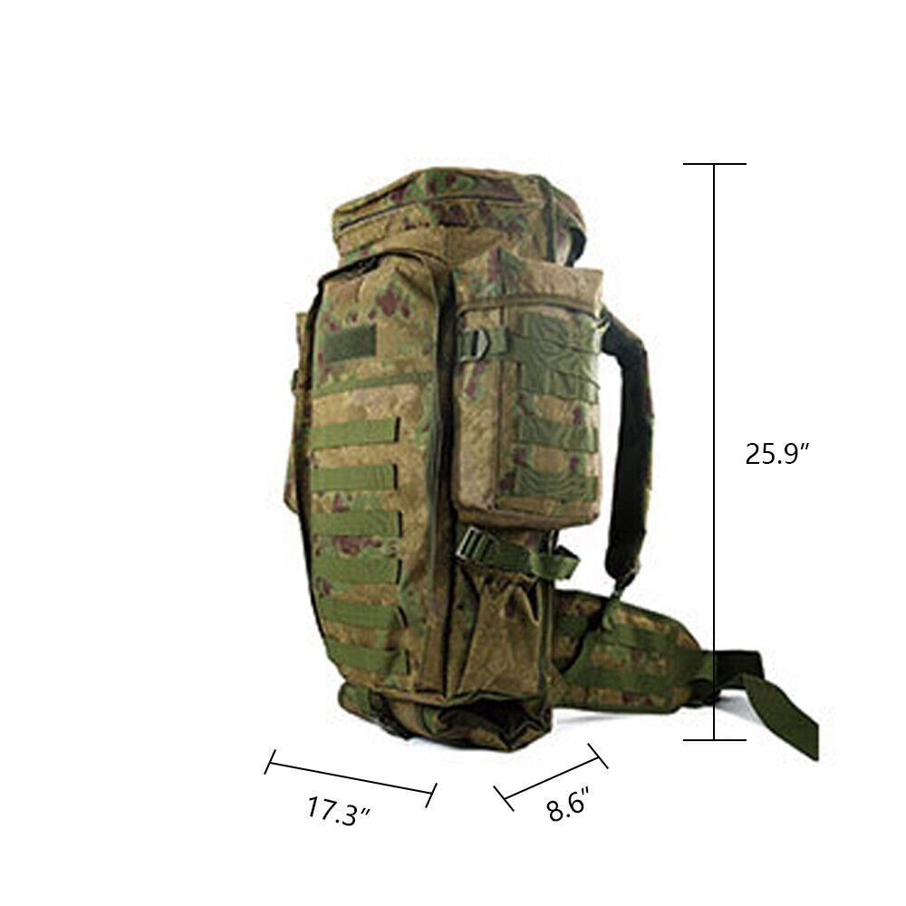 Large Tactical Military Backpack Waterproof Bag Rucksack Hiking Laptop Daypacks