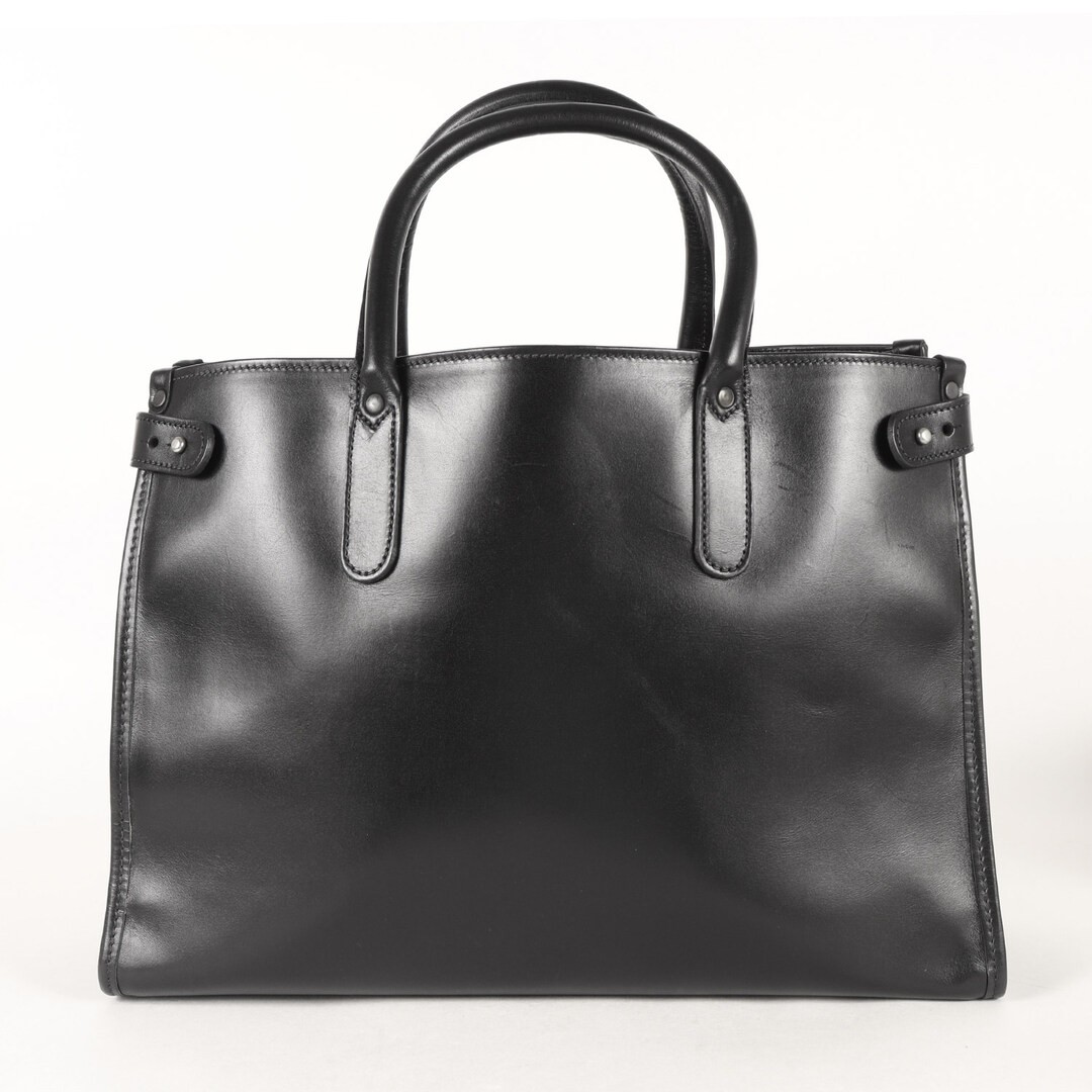 TUSTING Bag Black | Leather Briefcase (Kimbolton) MADE IN ENGLAND Used BEEG-0
