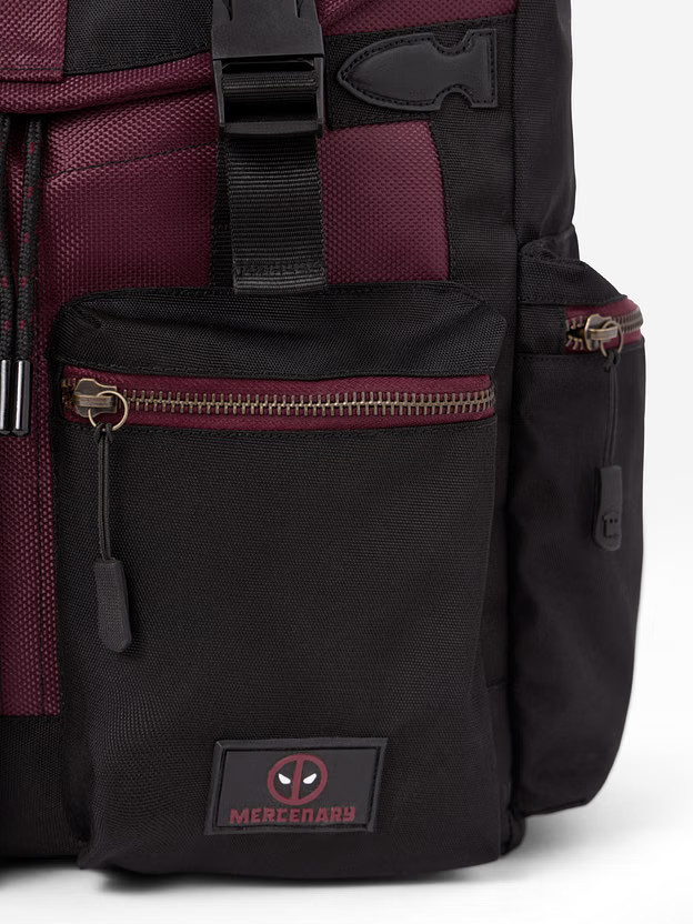 Marvel Deadpool Iconic Backpack Utility Gear / Laptop Bag Black Premium – 2026