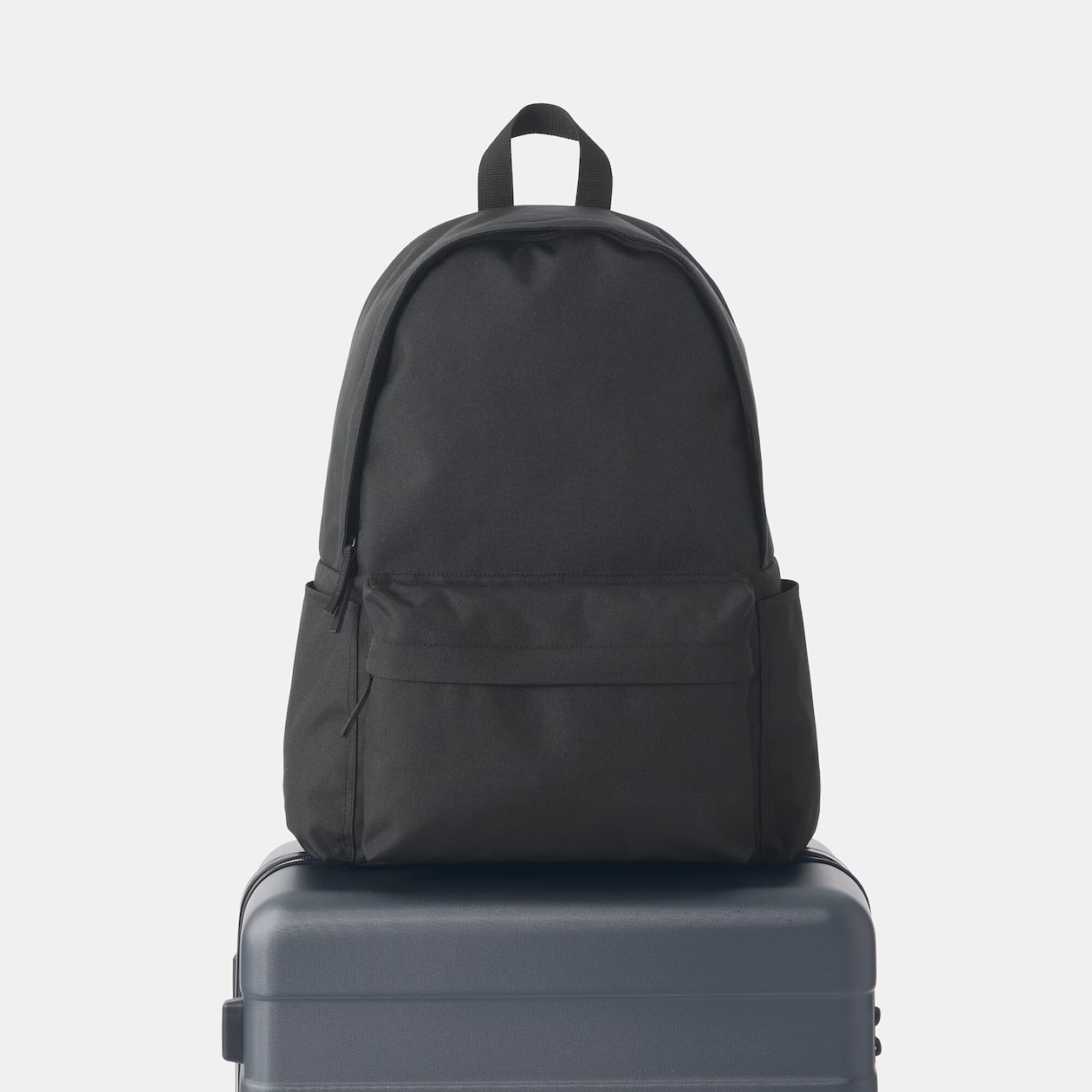 MUJI 20L Black Water Resistant Backpack with Laptop Pocket Japan import