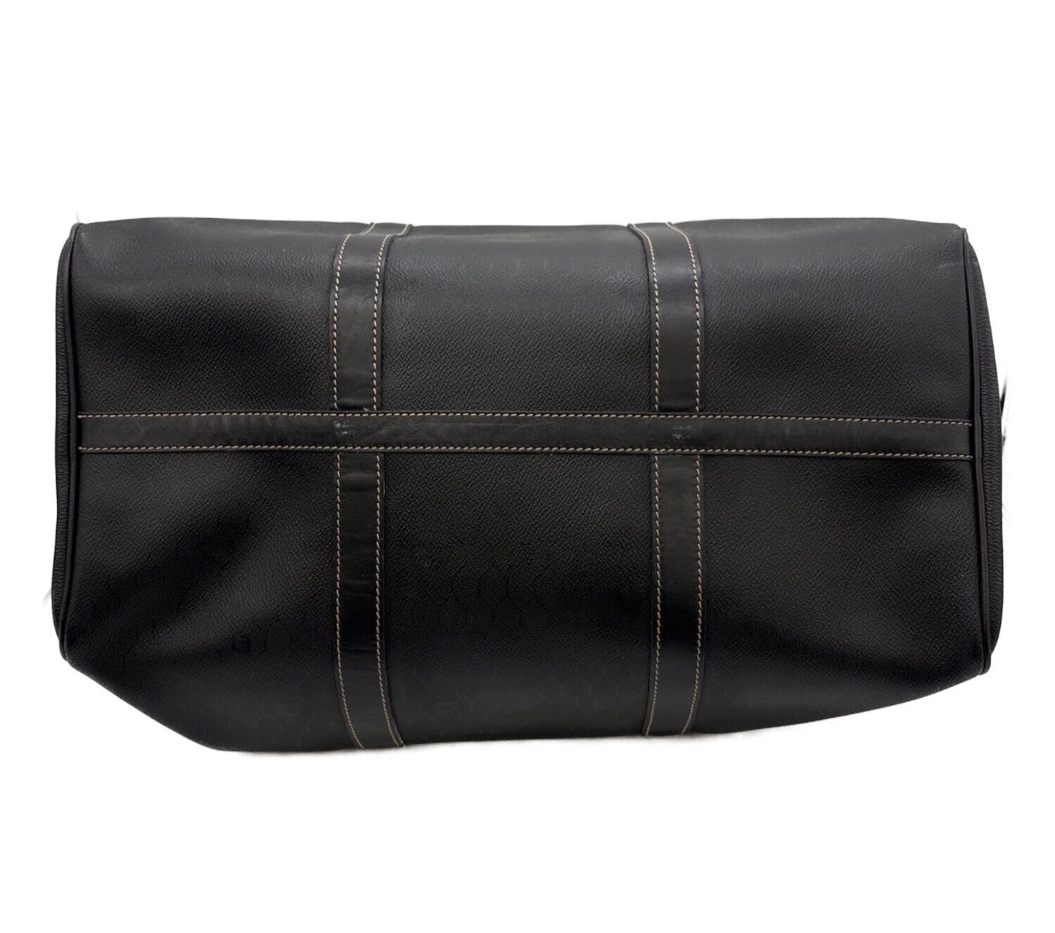 Christian Dior Boston bag Black Leather Men Duffle bag Large capacity