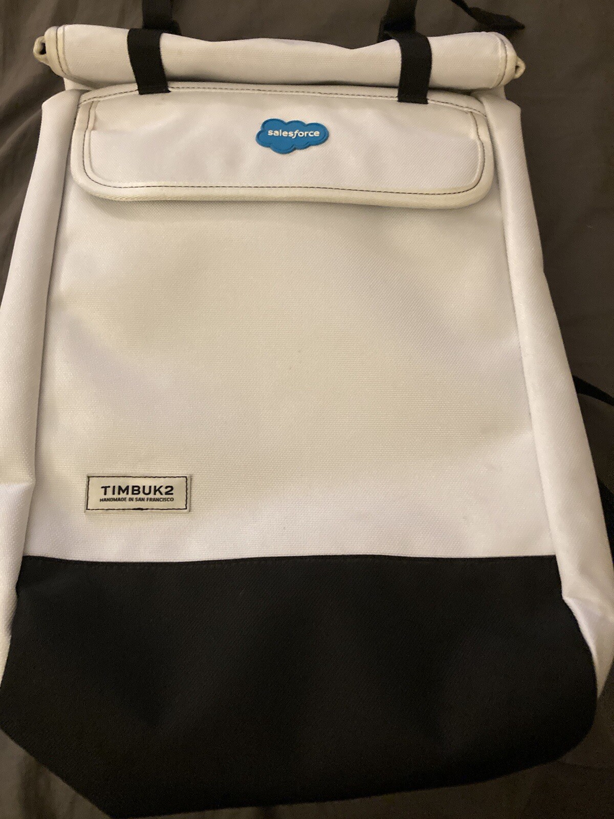 Timbuk2 Backpack Salesforce White Waterproof Lined Padded Laptop School Work Bag