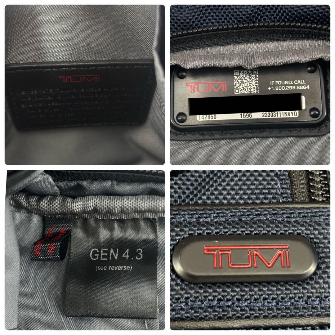 TUMI Shoulder bag Ballistic nylon Navy Authentic From Japan