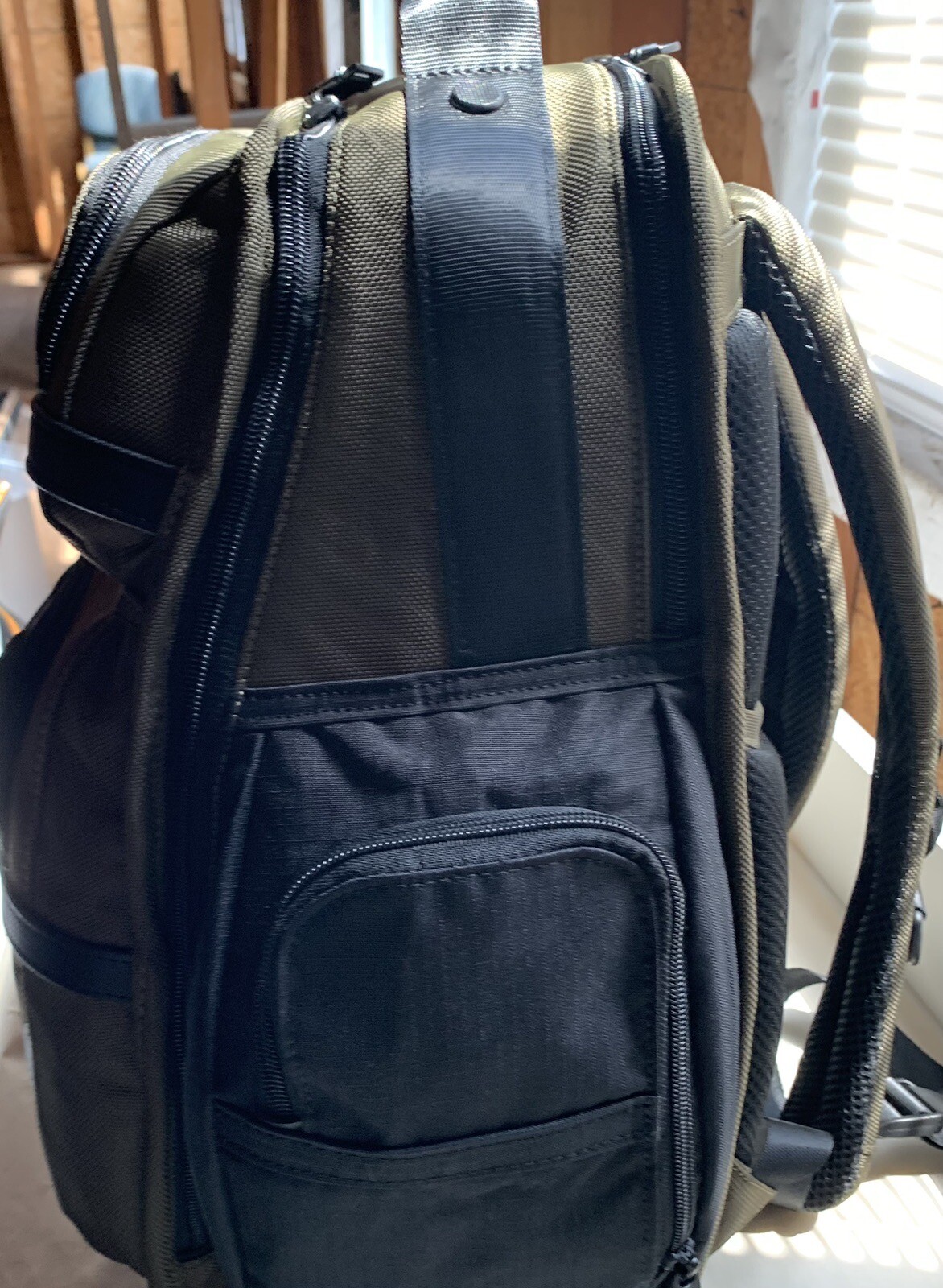 Tumi Alpha 3 Brief Backpack Olive Night 2603580-NWOT $625
