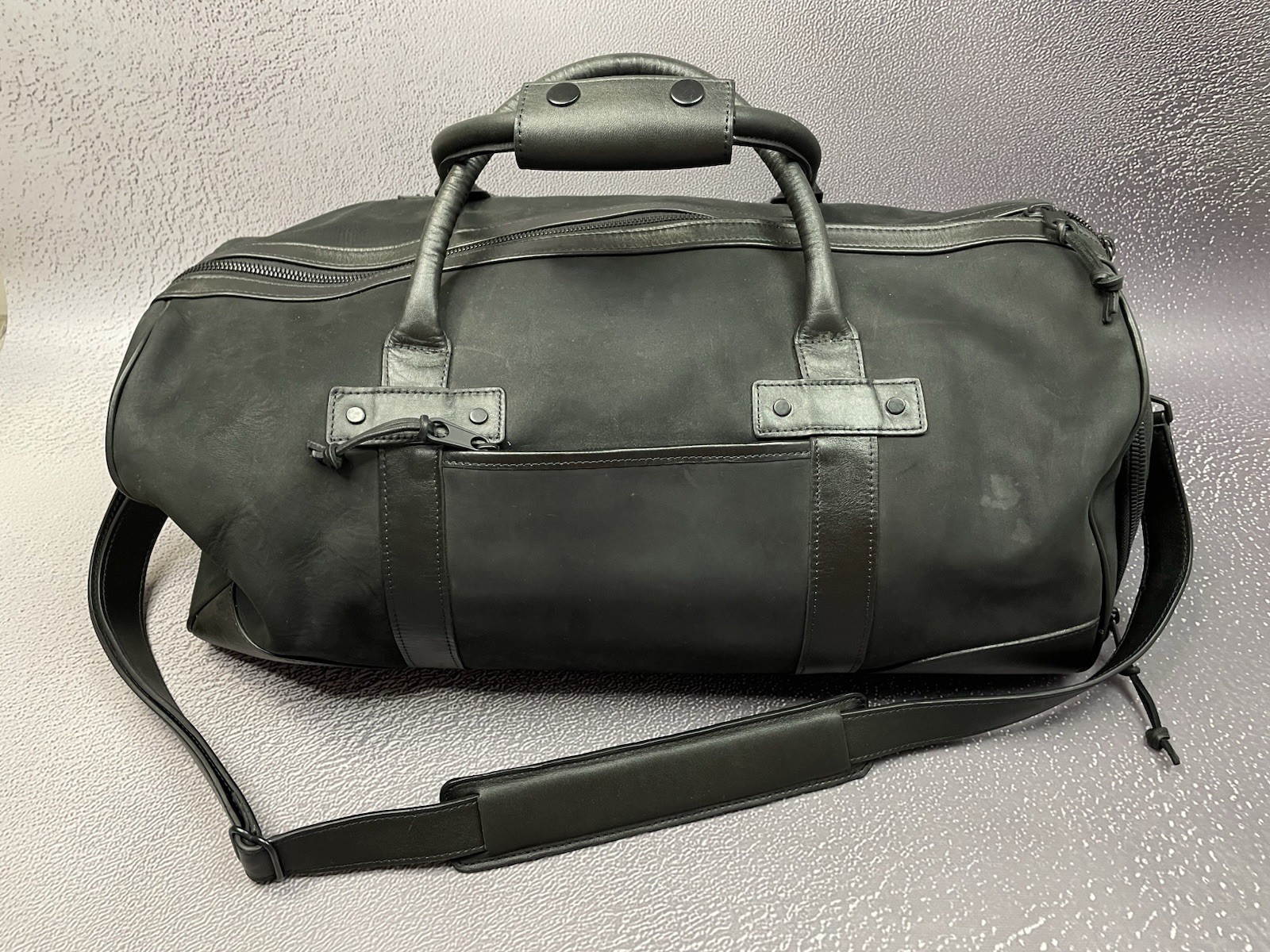 New Thursday Black Matte Weekender Bag Large