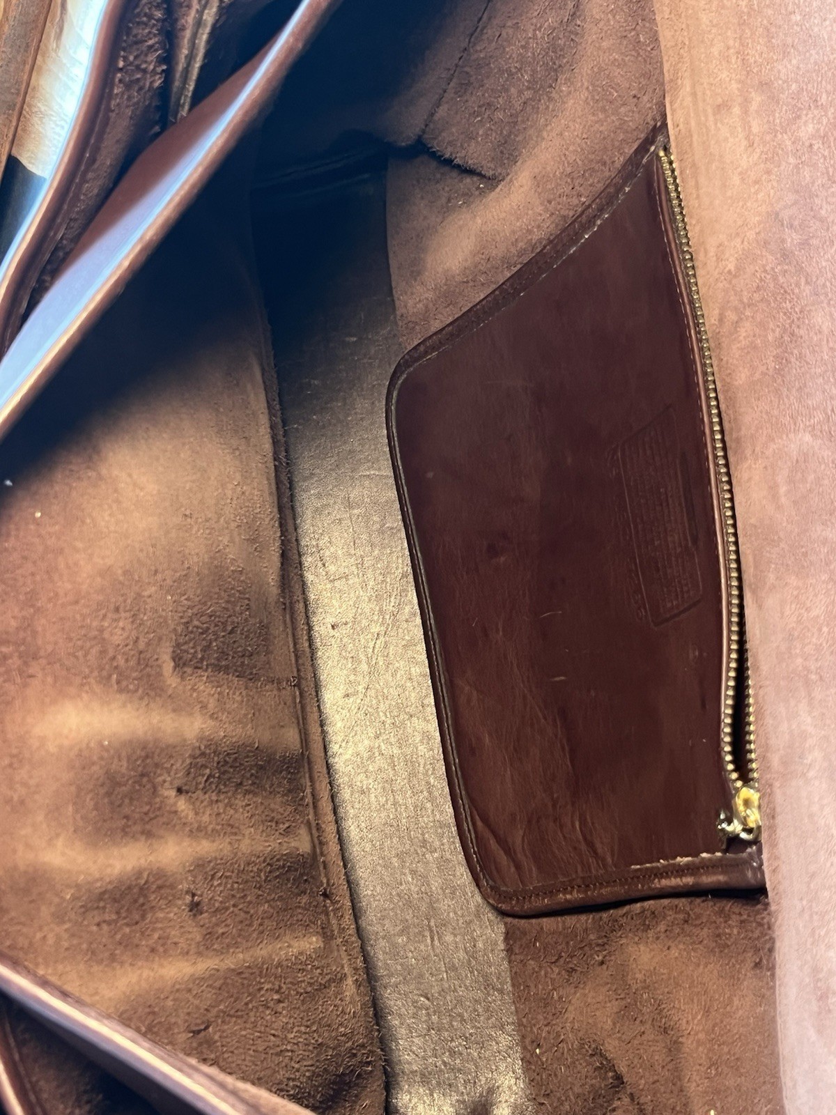 Coach Metropolitan Messenger Bag Briefcase Brown Leather Authentic Vintage