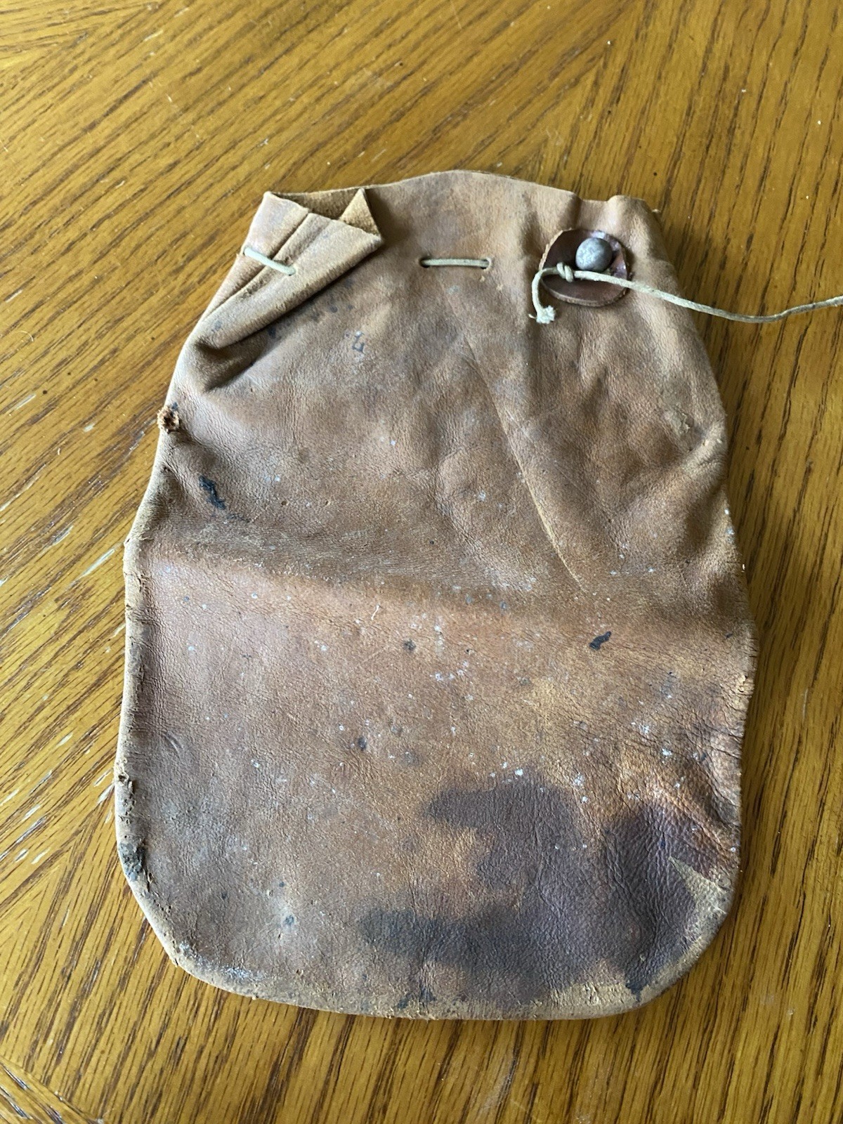 Cooke Gray & Co Cotton Factors Memphis Tennessee Leather Pouch Bag Vintage 1930s