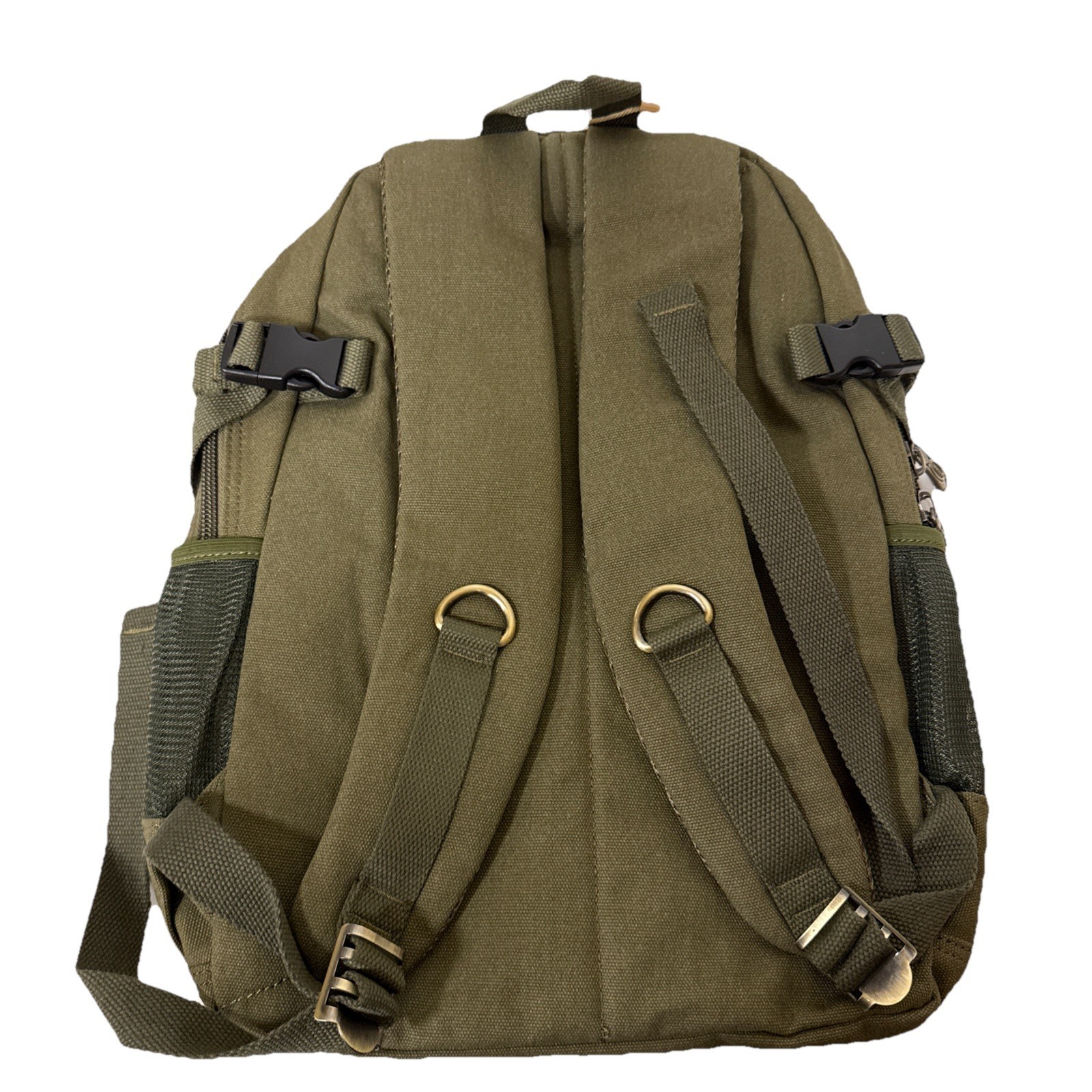 Kaukko Men Canvas Backpack Rucksack Bag Camping Travel School Satchel Outdoor