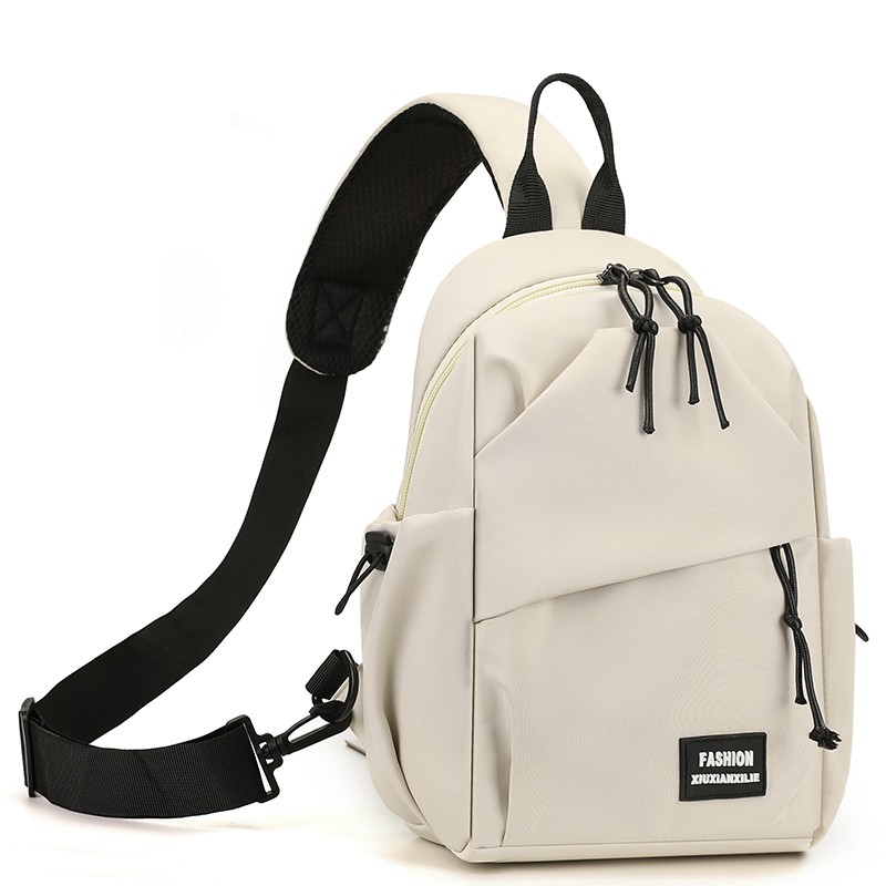 Mens Casual Single Shoulder Trendy Chest Bag Outdoor Sports Lightweight Backpack
