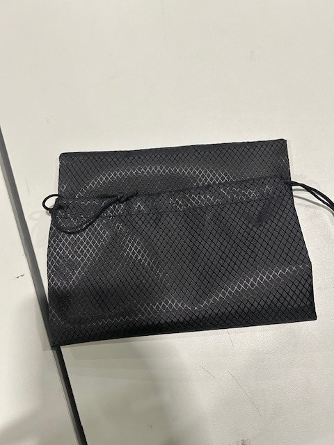 GENERIC BLACK 7″ BY 10″ DRAWSTRING BAG – BLACK