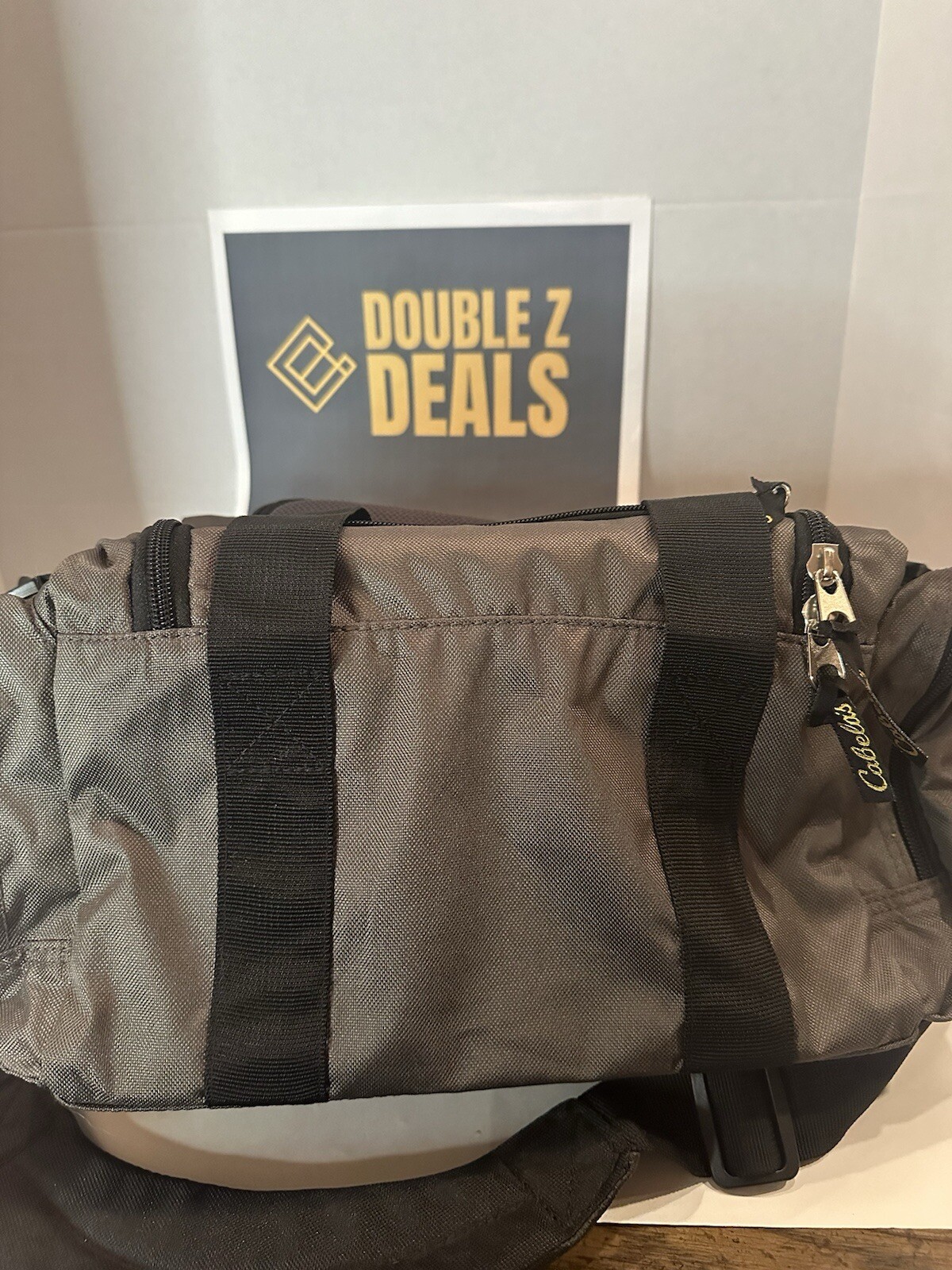 Cabela’s Outfitter Small Duffel Bag Zonz Woodlands, Hunting/fishing Gray Tote