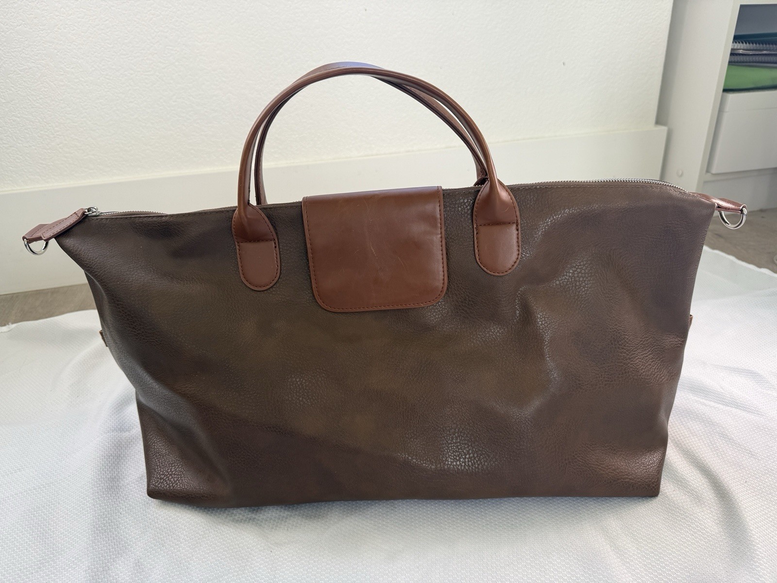 Brouk & Co Alpha Duffel Bag Chocolate Brown