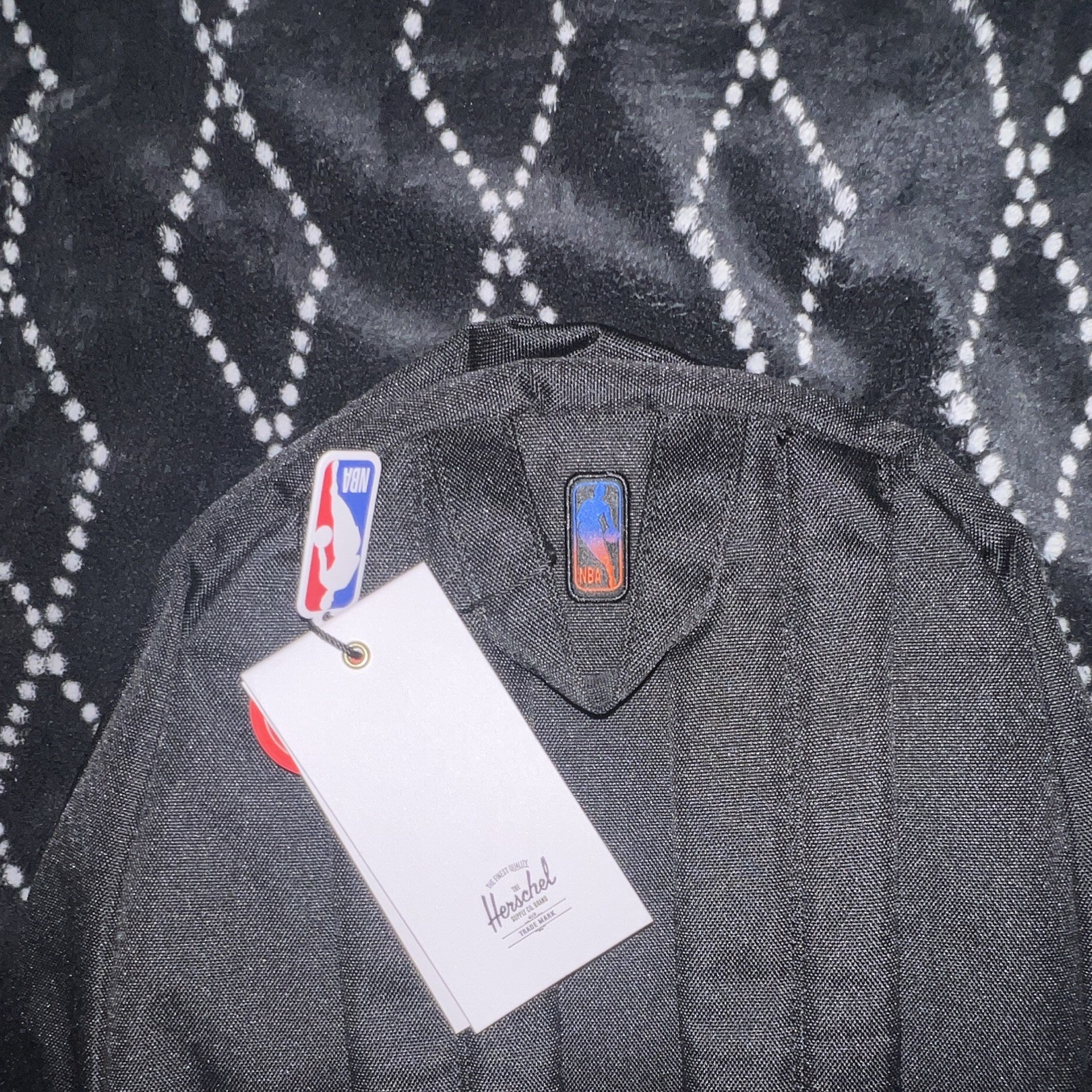 HERSCHEL NBA NEW YORK KNICKS BACKPACK 100% AUTHENTIC -size Laptop 15” New