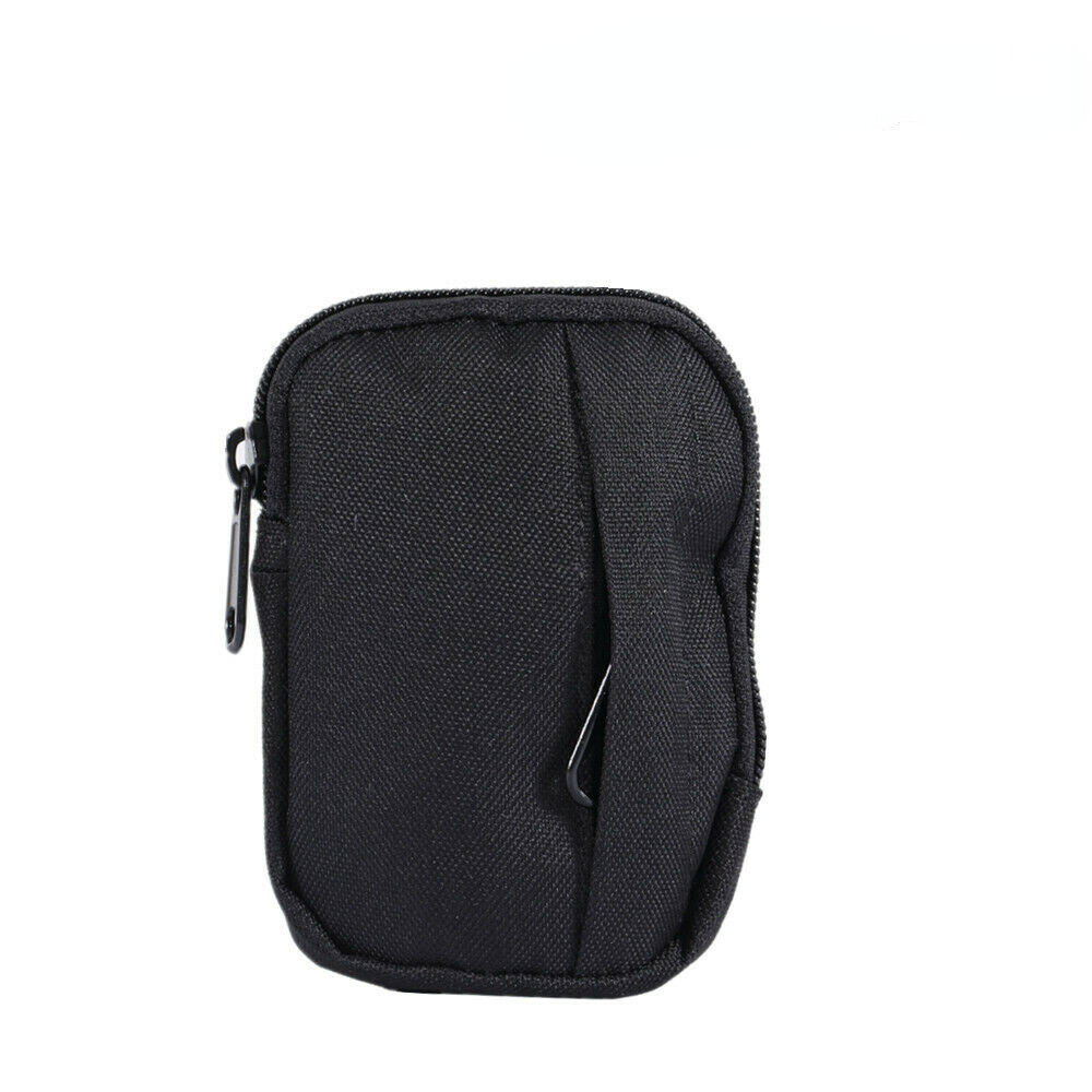 Tactical Mini Waist Pack EDC Coin Wallet Utility Outdoor Sports Pouch Bag Black