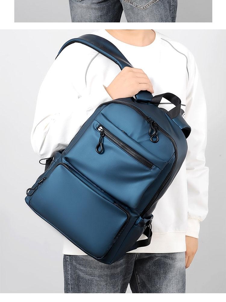 14 Inch Laptop Backpack Large Capacity Travel School Bag Lightweight Durable Men