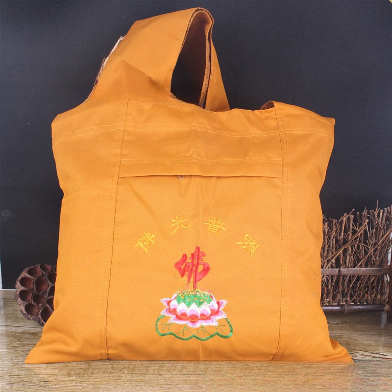 Canvas One Shoulder Bag Chaoshan Bag Buddha Bag Monk Bag Incense Bag Arhat Bag