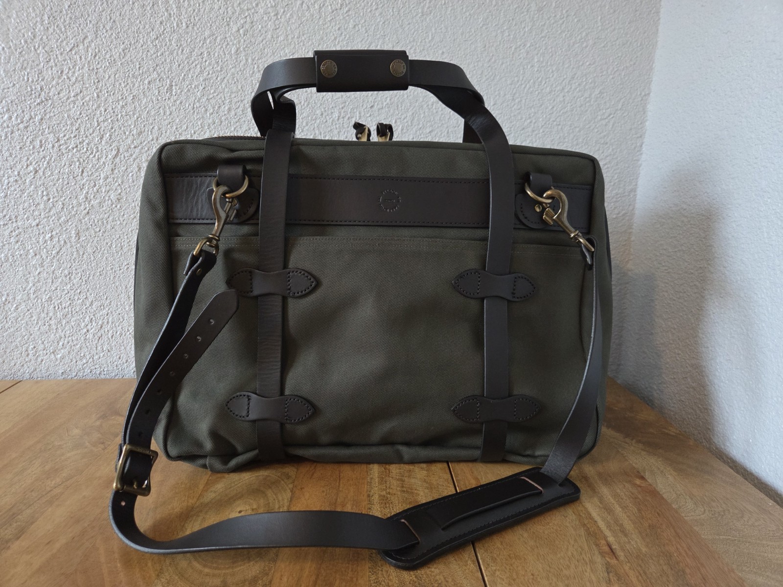 Filson Small Rugged Twill Pullman Suitcase | NWT | Otter Green | Made in USA