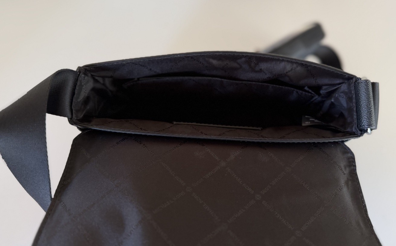 Michael Kors Cooper Small Flap Crossbody Bag + Pouch MK Ombre Black Multi