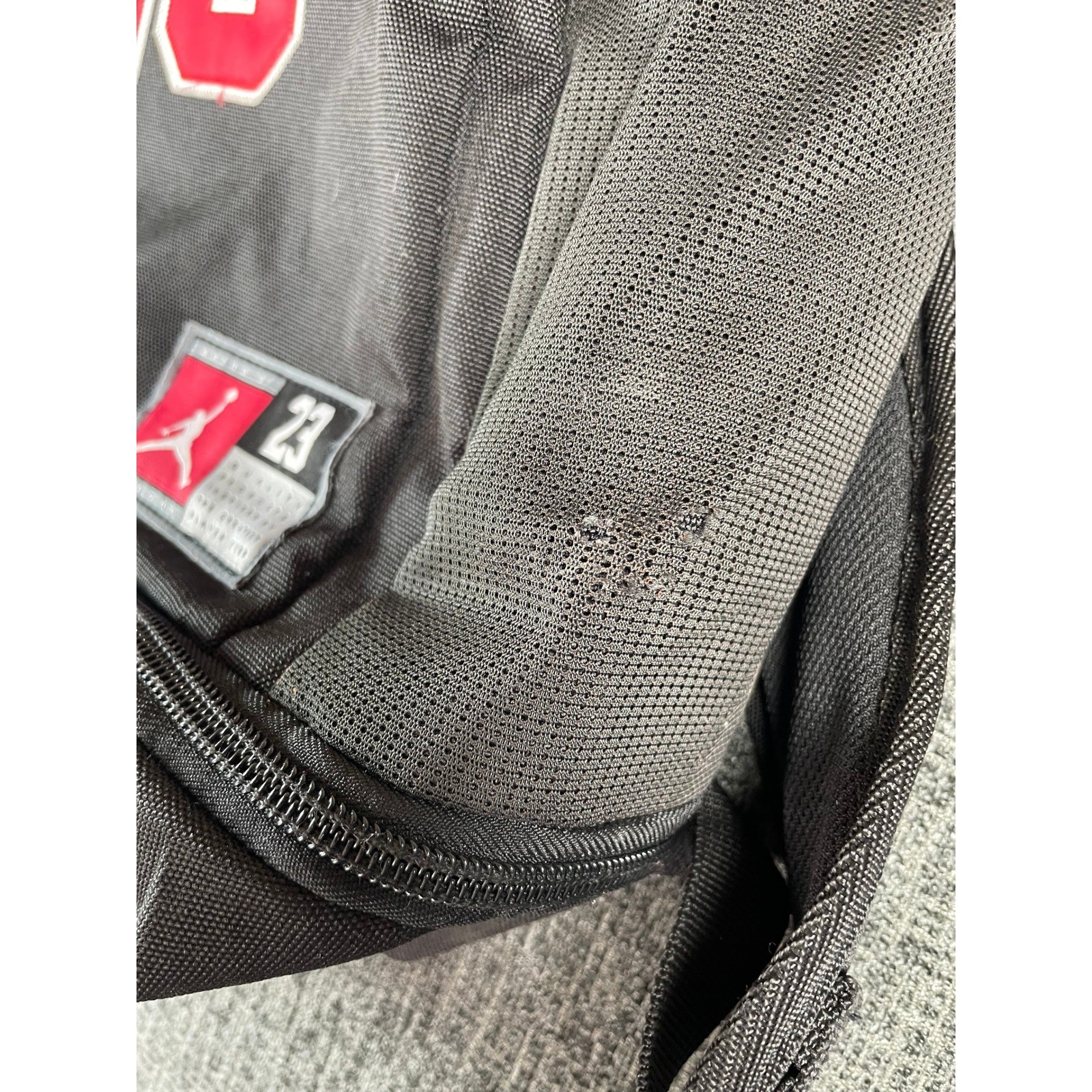 Jordan 23 Jumpman Backpack Black Red School Gym Bag 9A0780-023