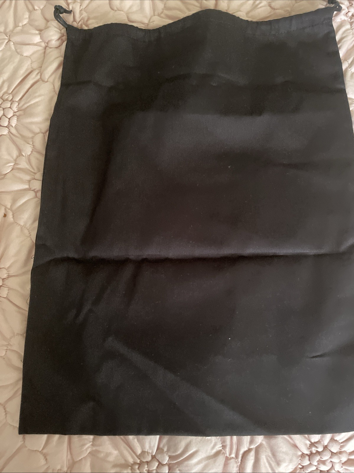 Versace Pull Sack Bag Black/Red Logo Medium Size Brand New No Tags. Authentic