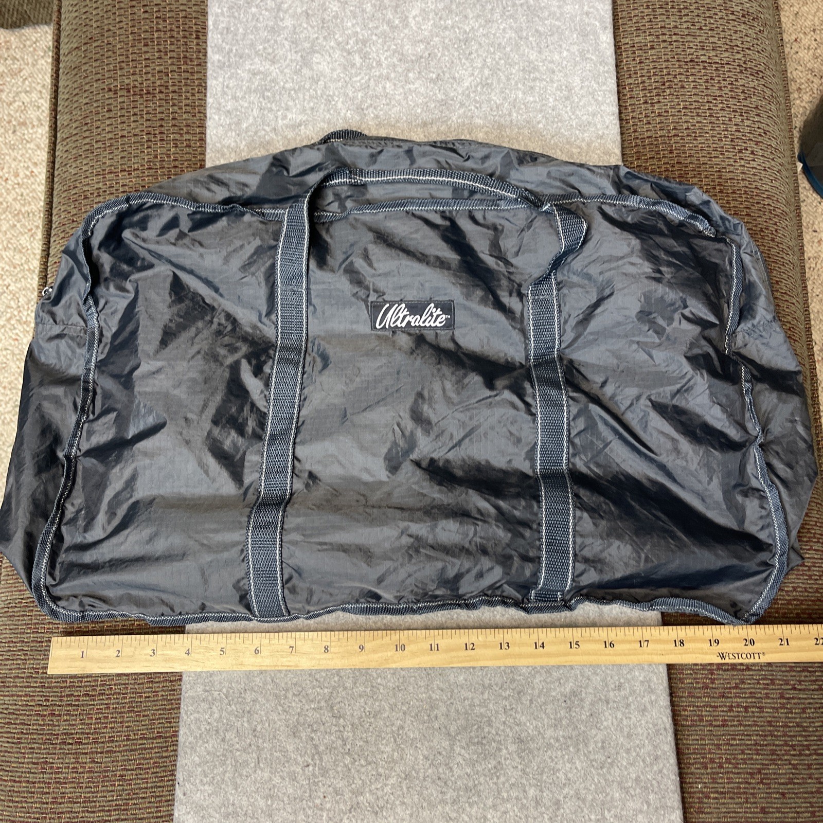 Ultralite Duffel Bag Dark Blue/Gray Double Straps Philippines