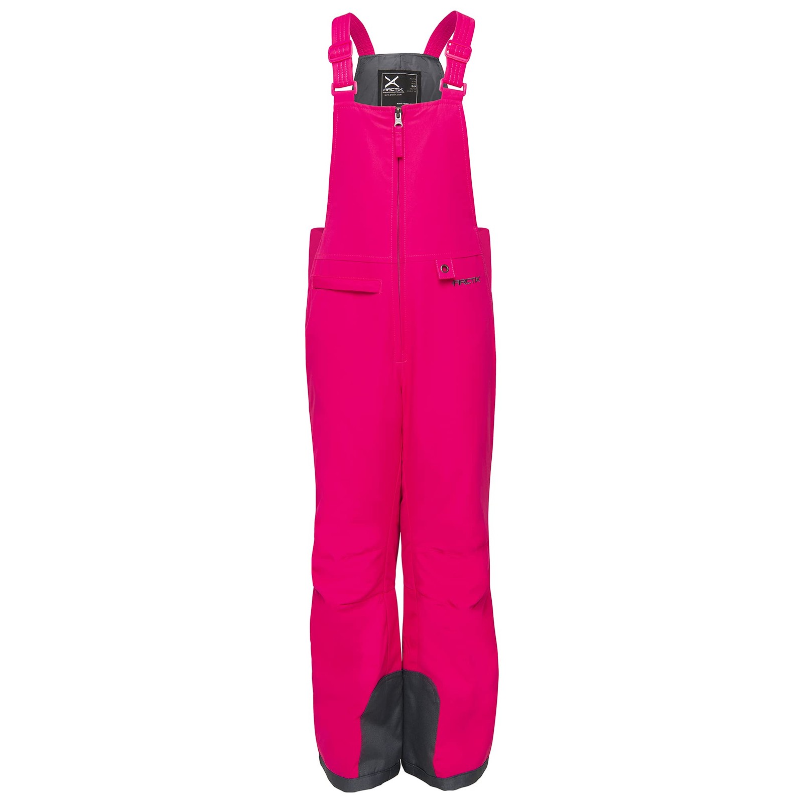 Arctix Kids Insulated Snow Bib Overalls ( Fuchsia , X-Large ) Fuchsia X Large U7