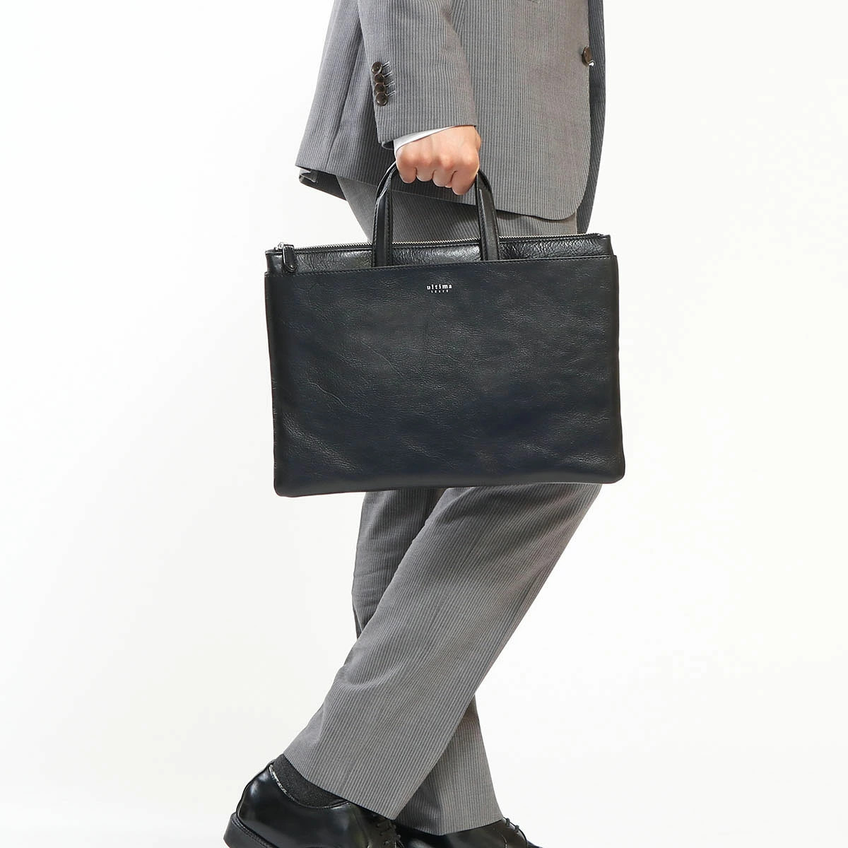 Ultima Tokyo Briefcase 2way business bagslim genuine leather 77825 red only