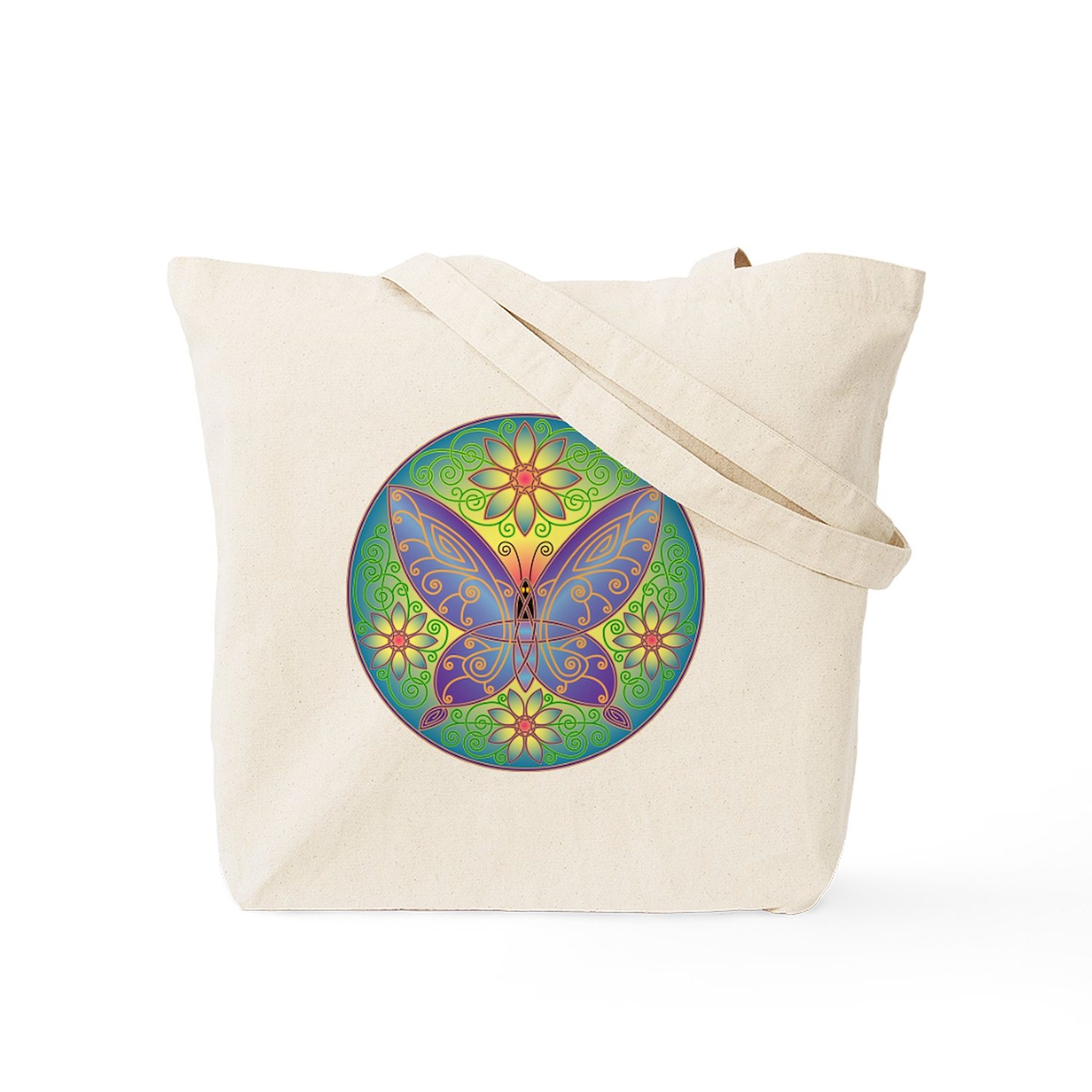 CafePress Celtic Butterfly (Orange) Tote Bag (196661925)