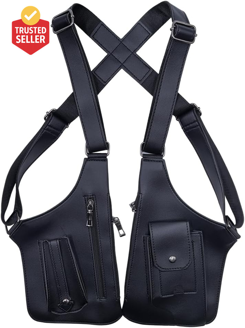 Underarm Anti-Theft Bag, Hidden Shoulder Holster, Double Storage Pouch, Phone Wa