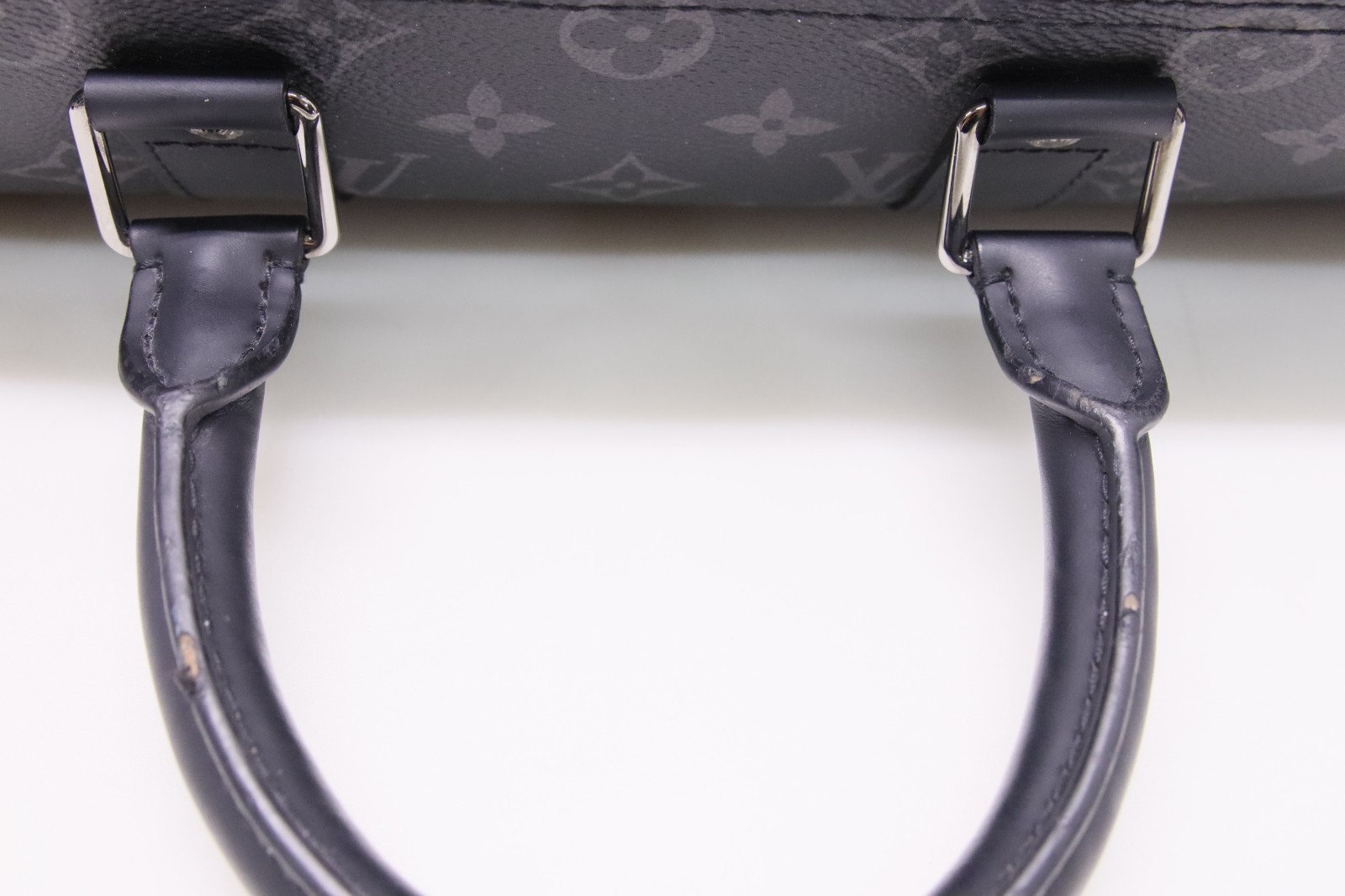 Louis Vuitton Keepall 45 Bandouliere Damier Graphite LV Travel Duffle Bag MB3137