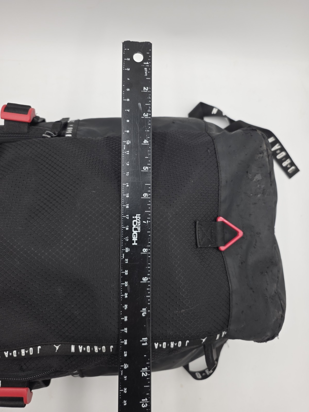Nike Air Jordan Jumpman Diamond Backpack Large Black Red Book 9A0686-023