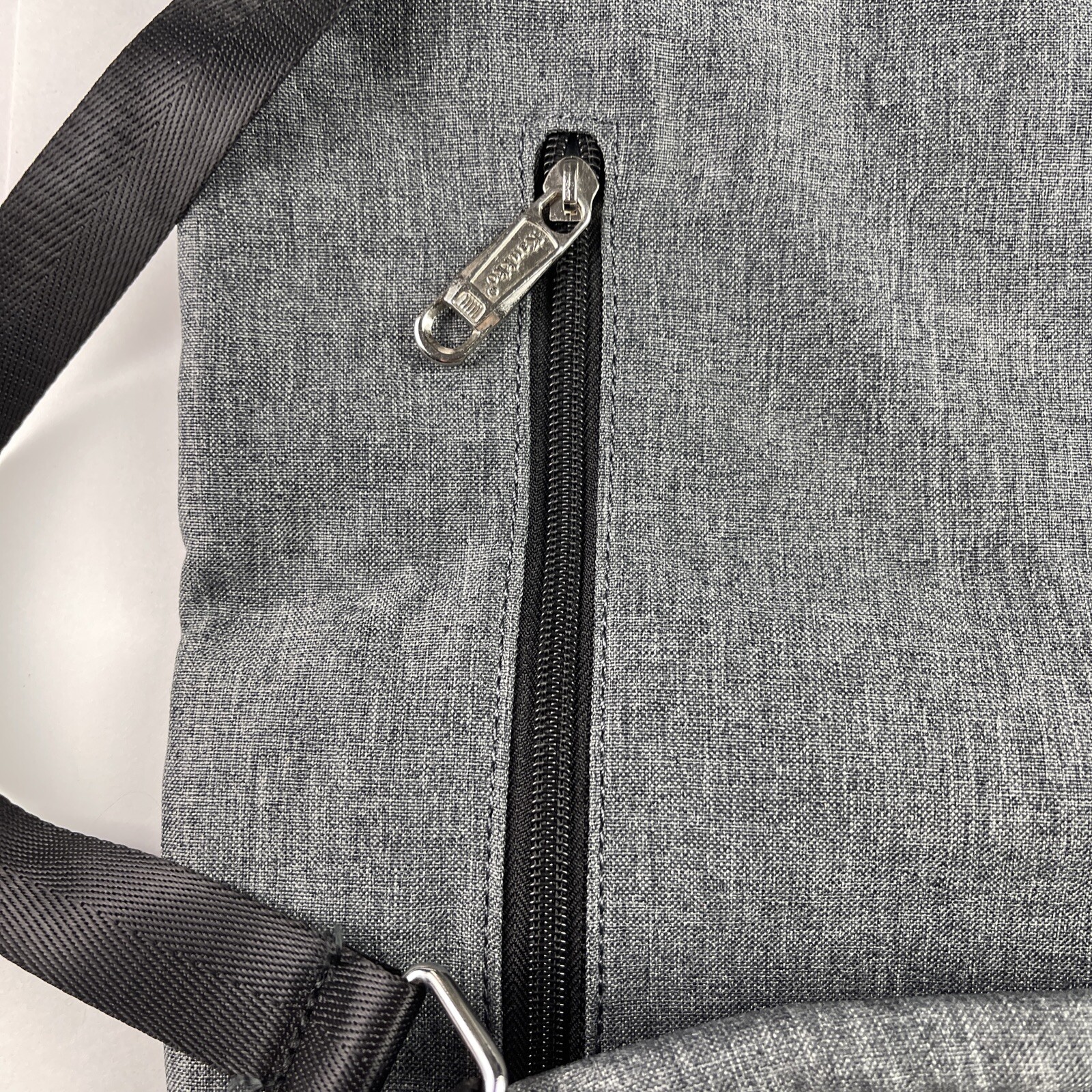 KAUKKO Water-proof Gray Nylon Drawstring Backpack Swimming Gym Yoga Sports Bag