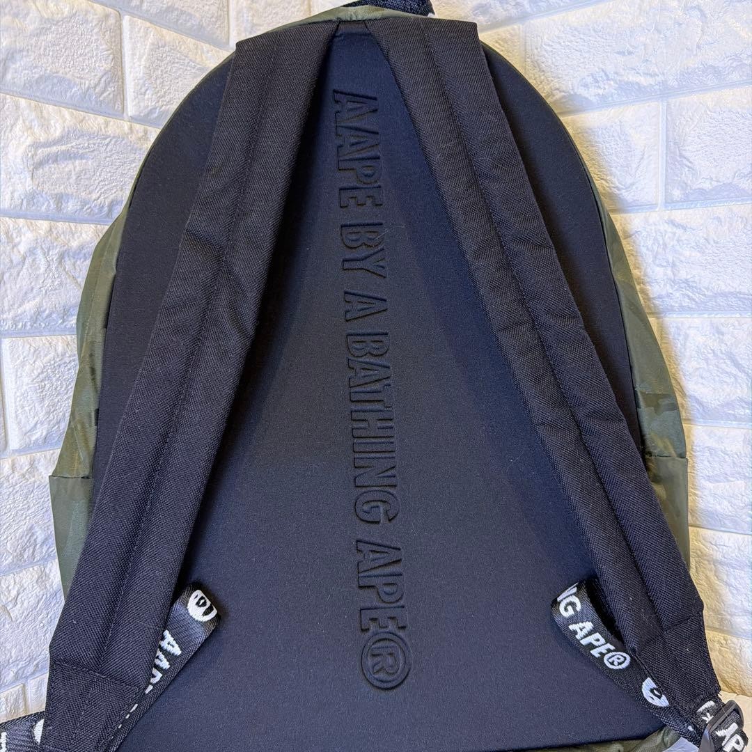 AAPE BY A BATHING APE Camouflage Backpack BNIB Rare 42cm x 35cm