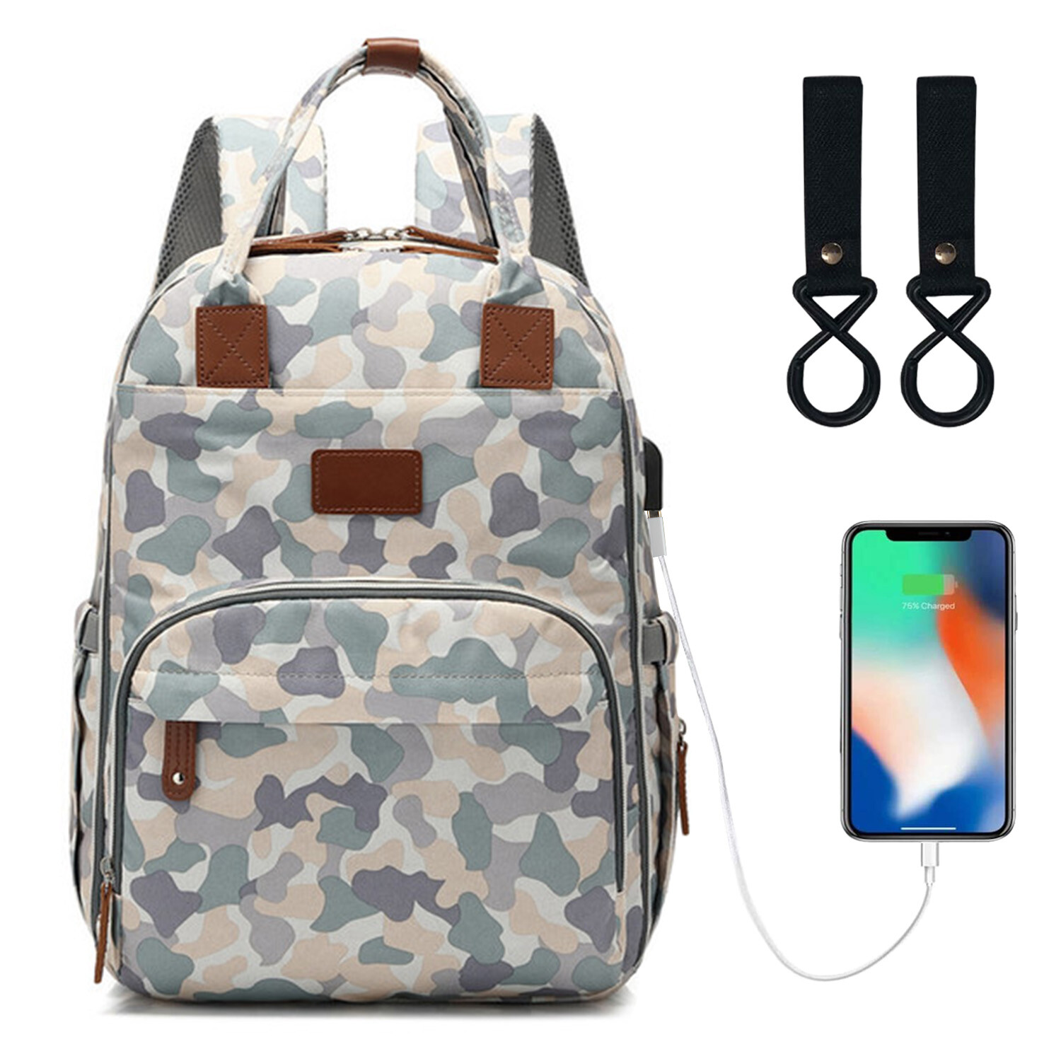 LEQUEEN Unicorn School Bag Backpack Durable Laptop Bag With Water Bottle Pocket