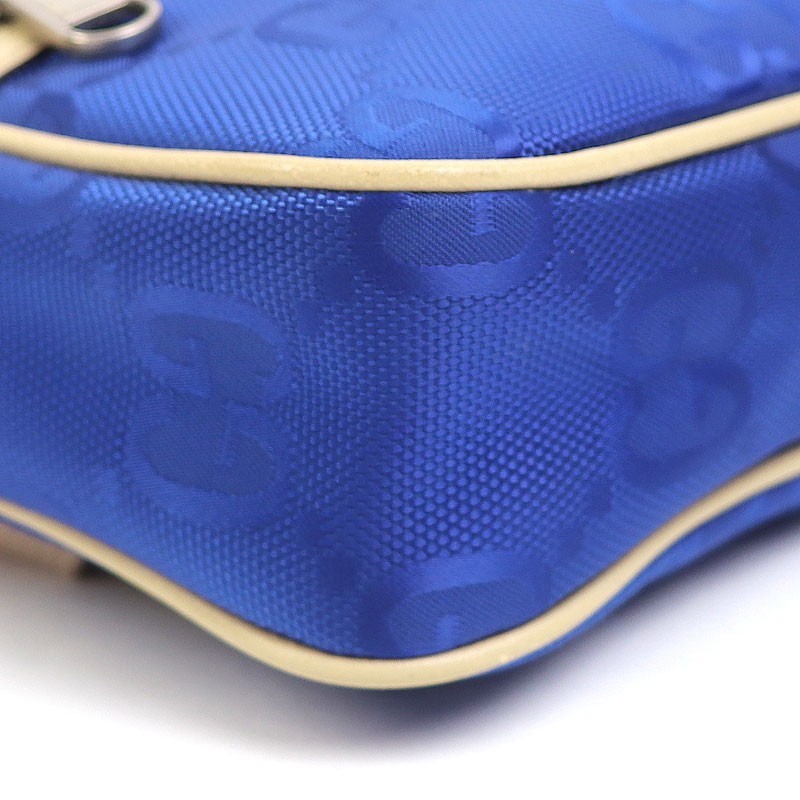 Gucci Off The Grid Belt Bag Blue Crossbody Sling Shoulder Bag