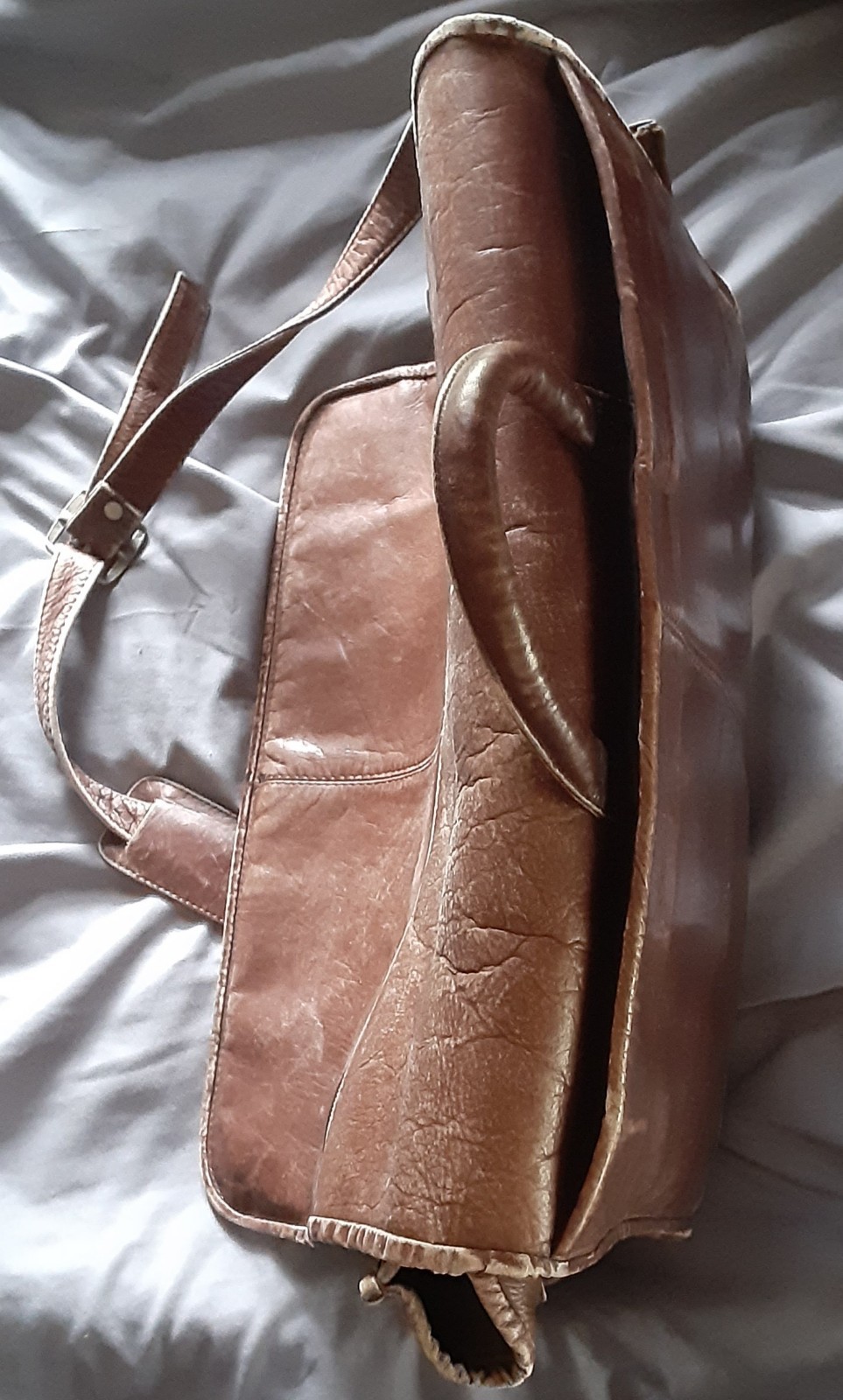 Wilsons Leather Briefcase (Brown, Made in Colombia)