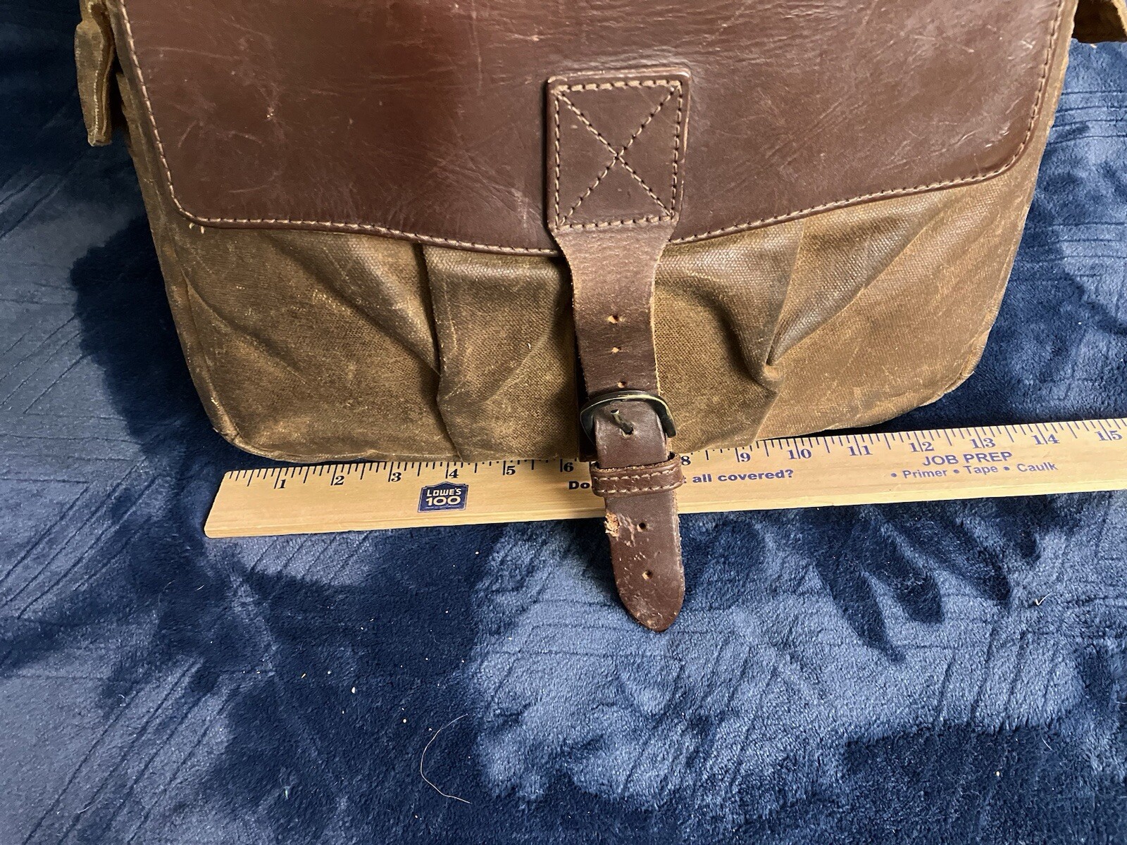 Mission Mercantile Backpack Waxed Canvas Leather Large Laptop Day Bag ISSUES