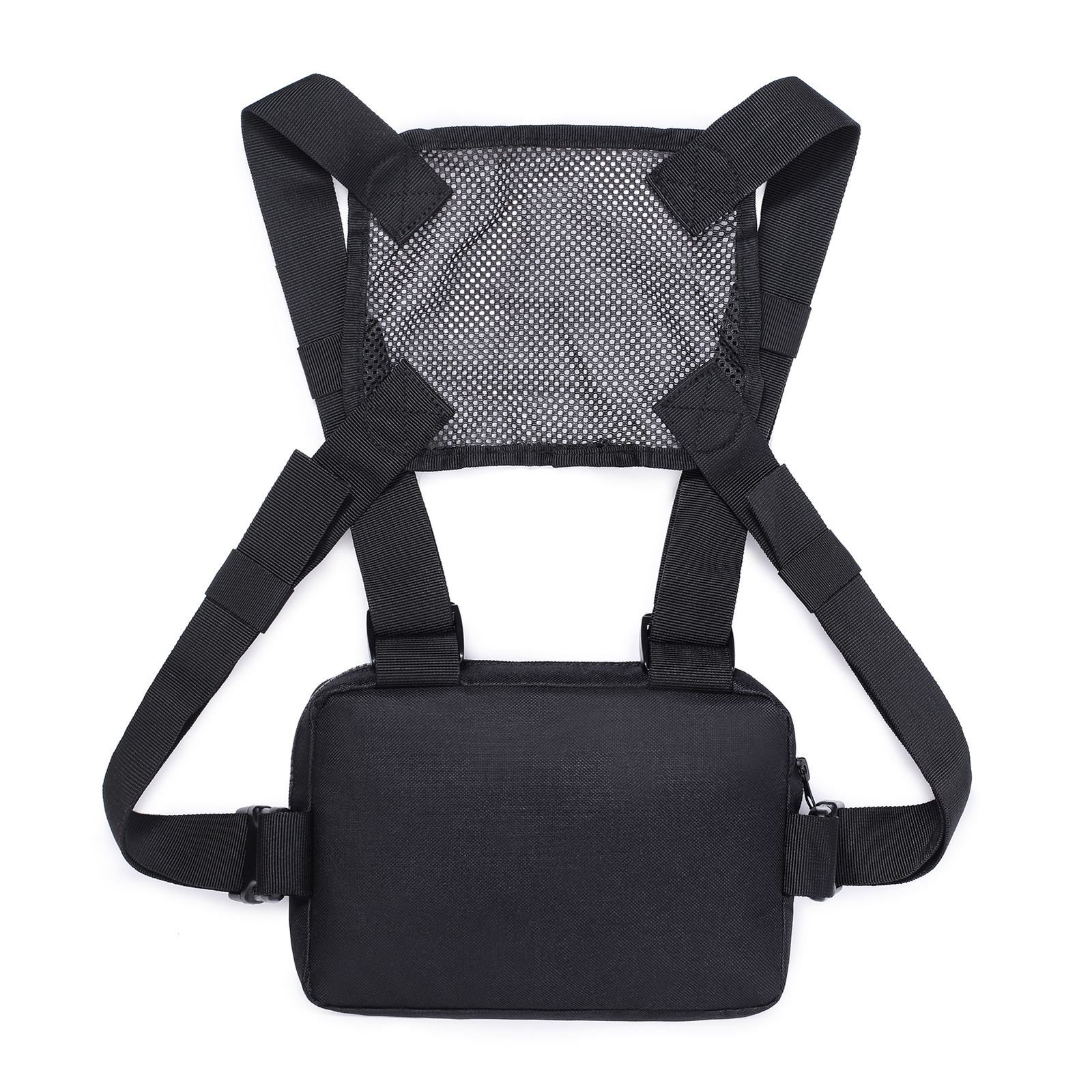 Sport Tactical Combat Chest Rig Bag Front Pouch Recon Kit Pack Protective Vest