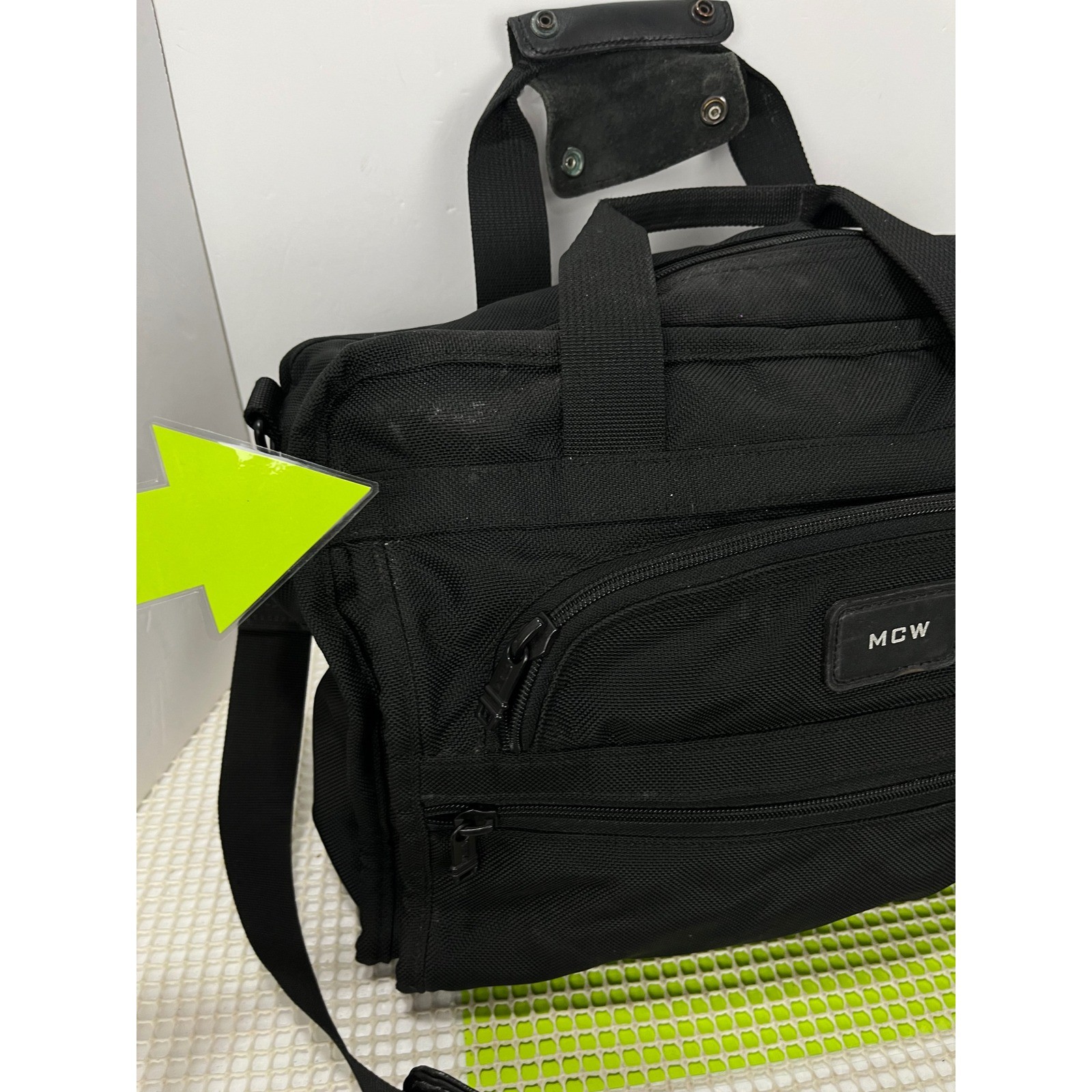 TUMI Black Men’s 223D3 Ballistic Bag Duffle Weekender Carry On Travel School