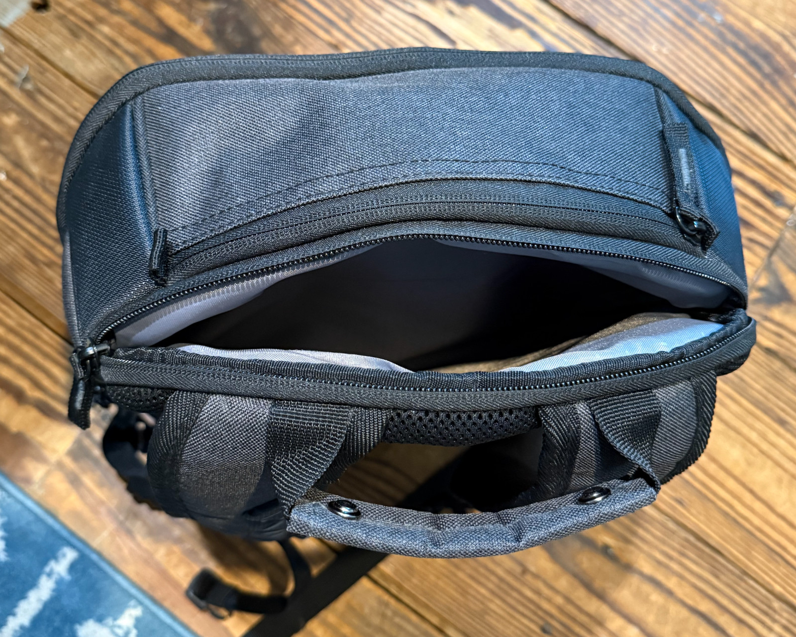 NEW Ogio Backpack Gambit Padded Laptop Backpack Graphite Black NWOT Audacy Logo